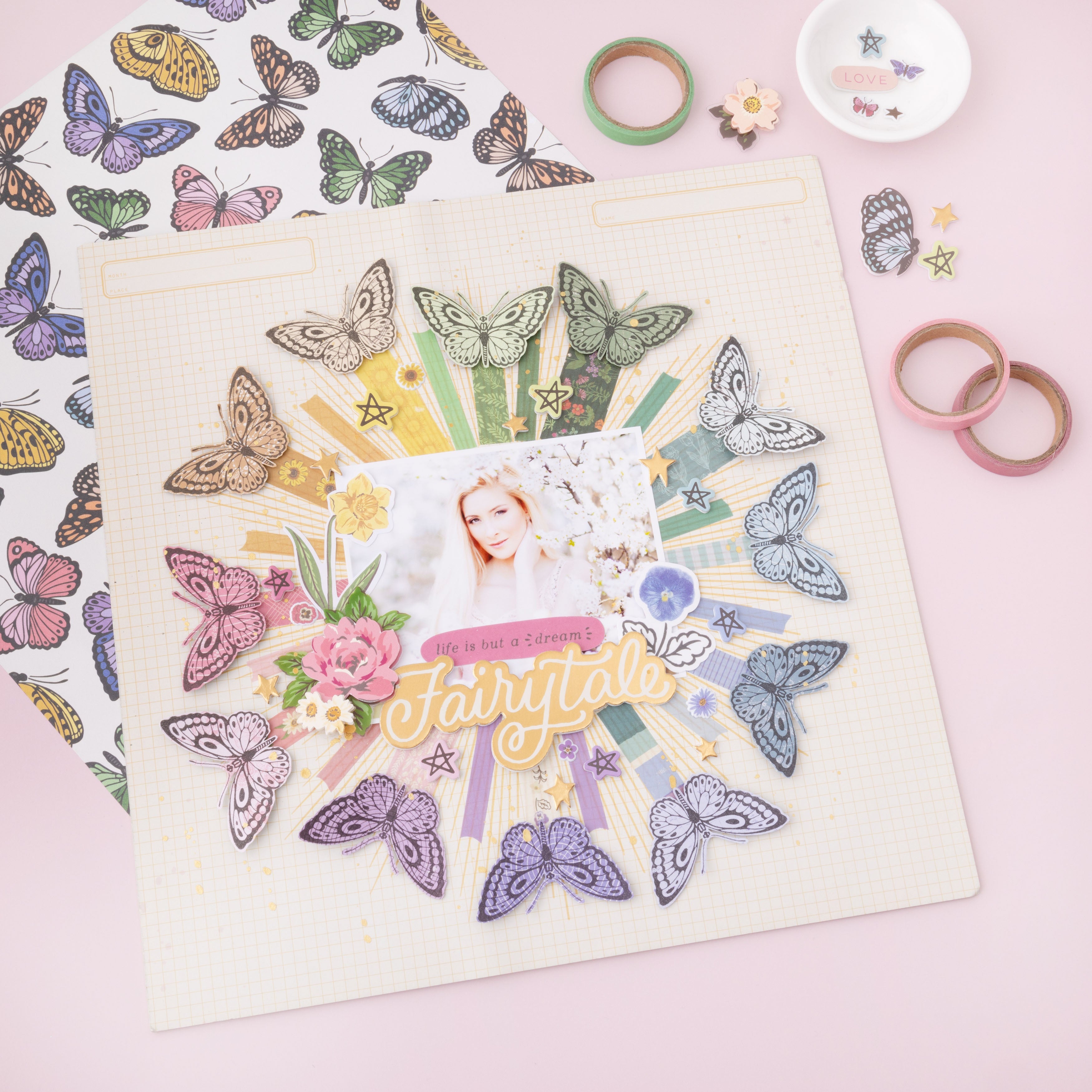 Crate Paper Moonlight Magic Gold Foil Washi Tape - 12 Pack