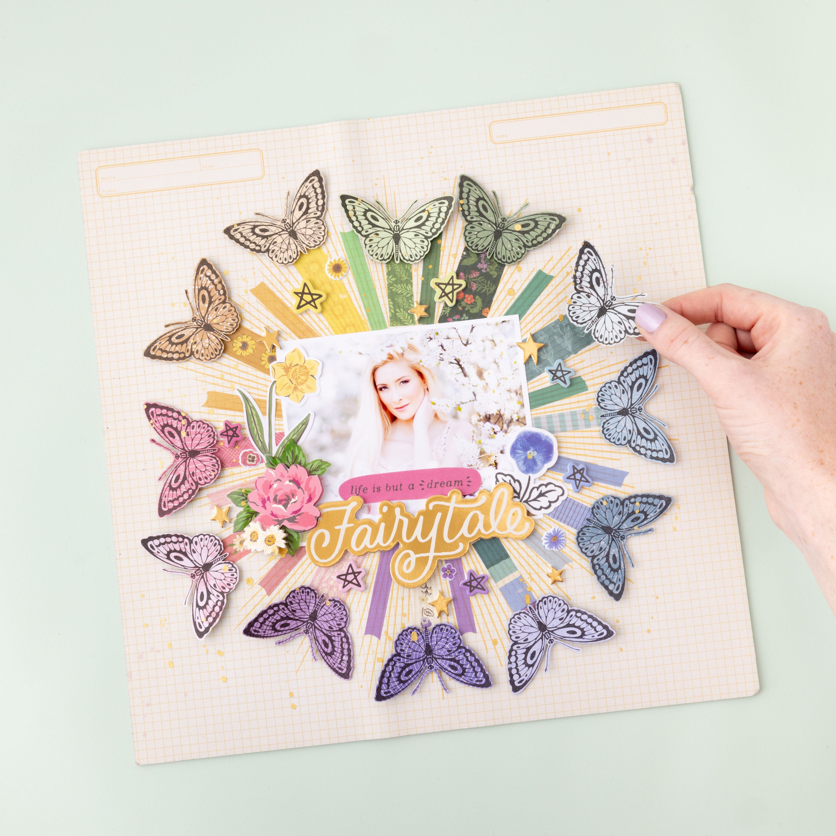 Crate Paper Moonlight Magic Gold Foil Washi Tape - 12 Pack