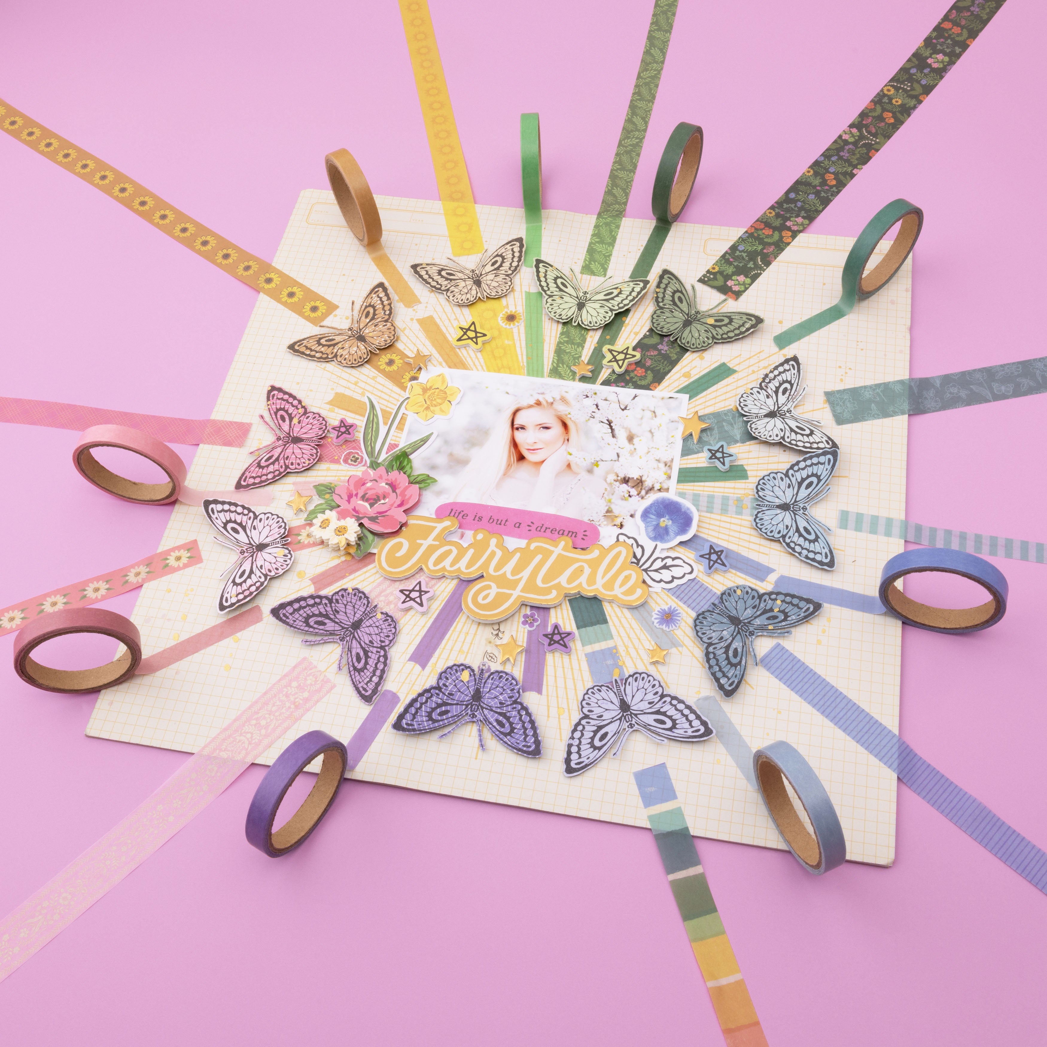 Crate Paper Moonlight Magic Gold Foil Washi Tape - 12 Pack