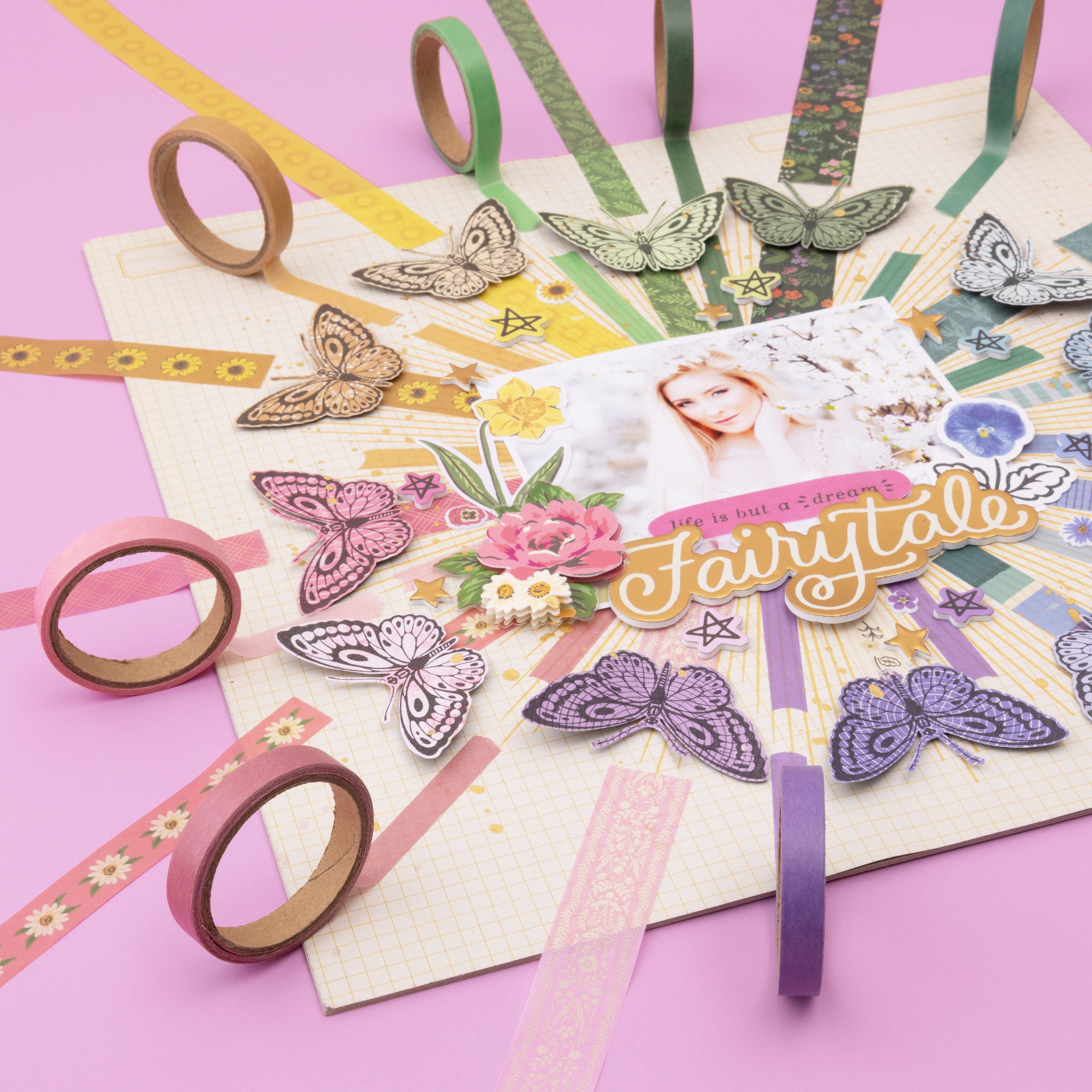 Crate Paper Moonlight Magic Gold Foil Washi Tape - 12 Pack