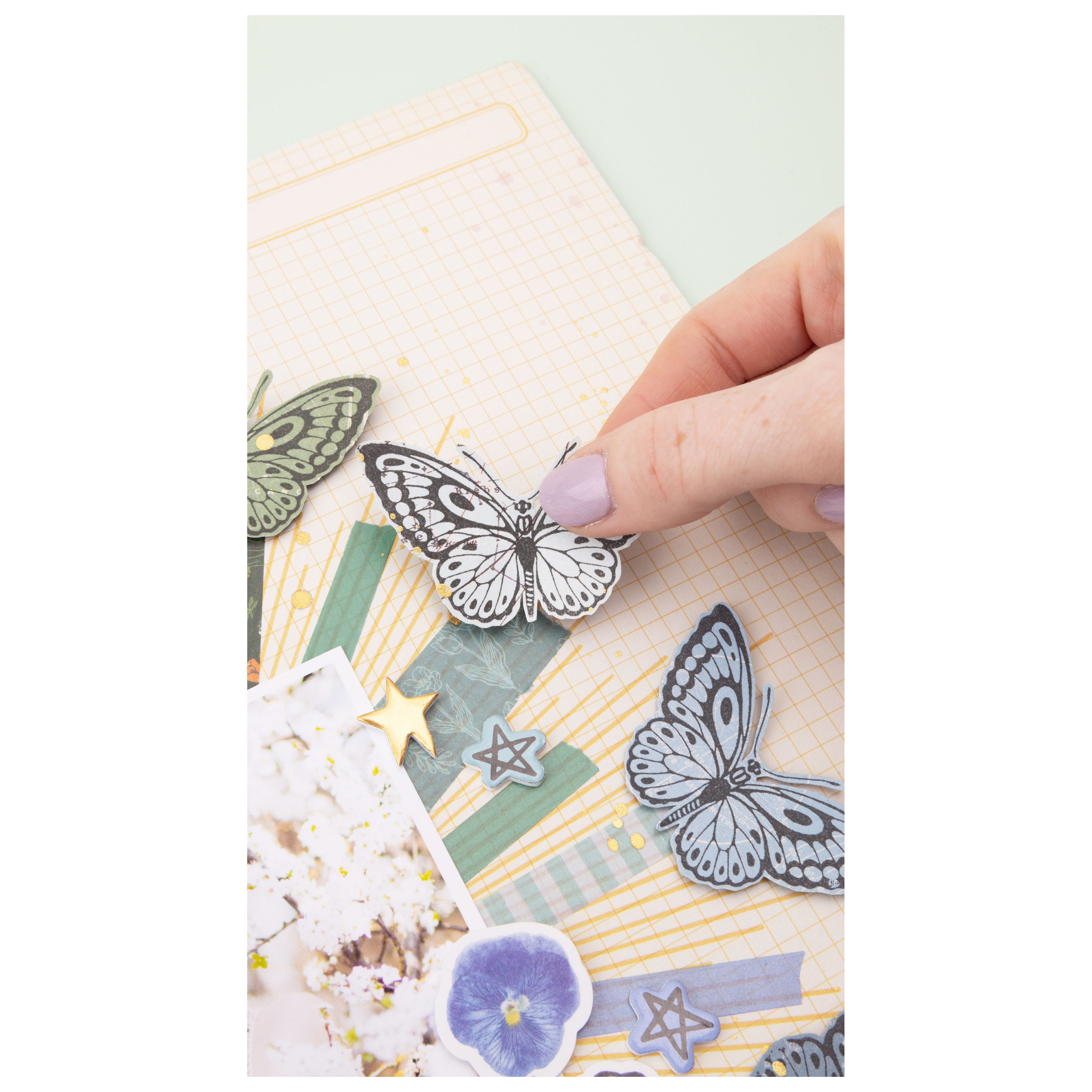 Crate Paper Moonlight Magic Gold Foil Washi Tape - 12 Pack