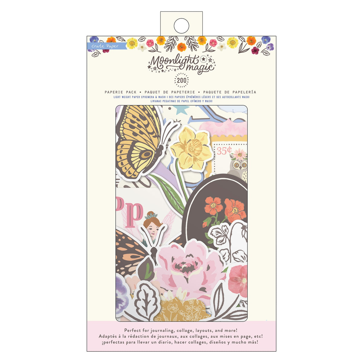 Crate Paper Moonlight Magic Paperie Embellishment Pack – American Crafts
