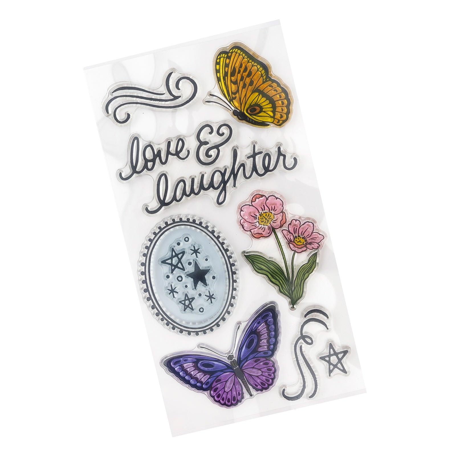 Crate Paper Moonlight Magic Clear Stamp Set