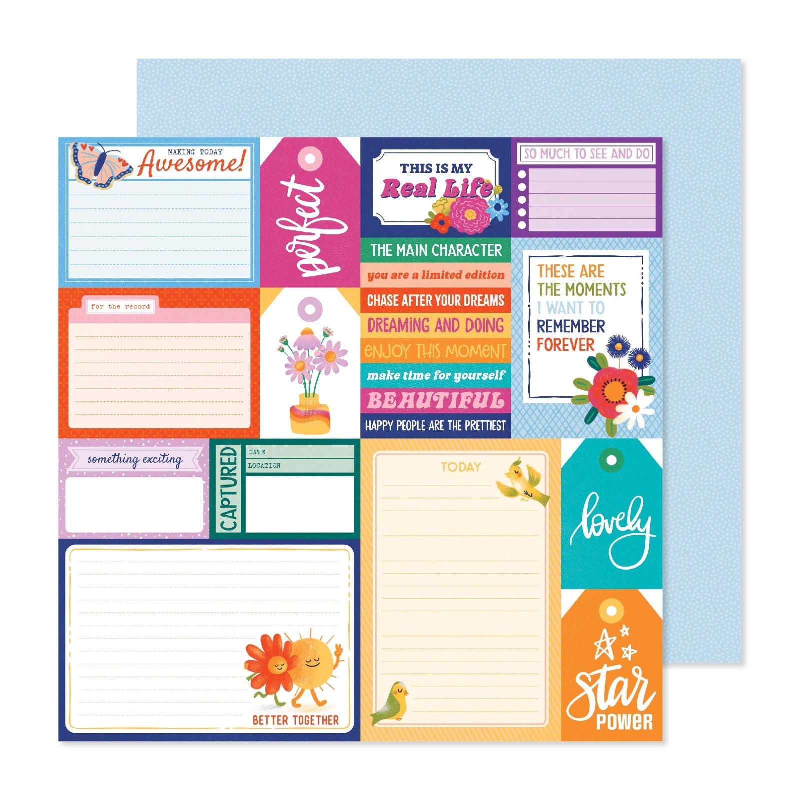 Shimelle Main Character Energy Double-Sided 12x12" Cardstock Pack