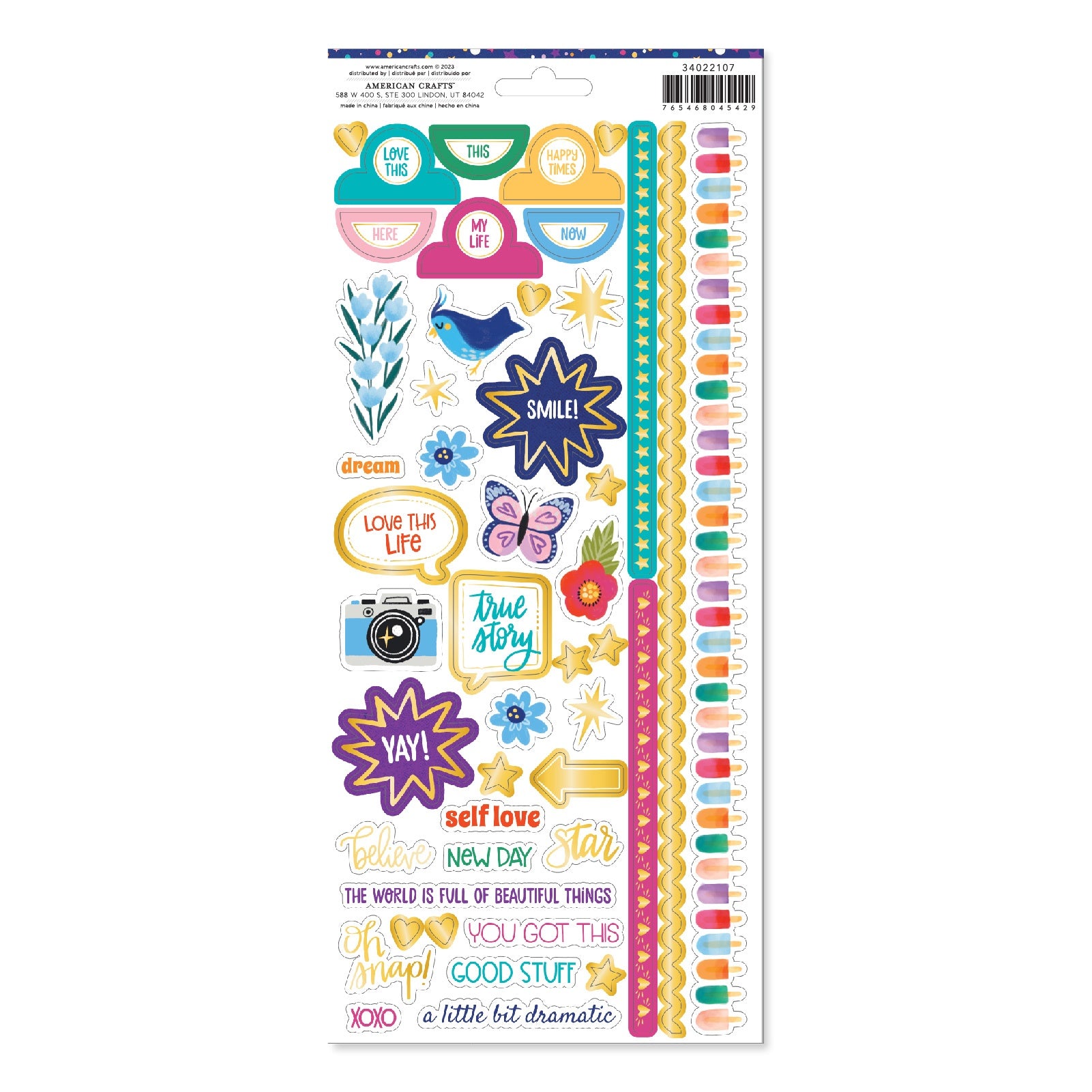 Shimelle Main Character Energy Sticker Pack – American Crafts
