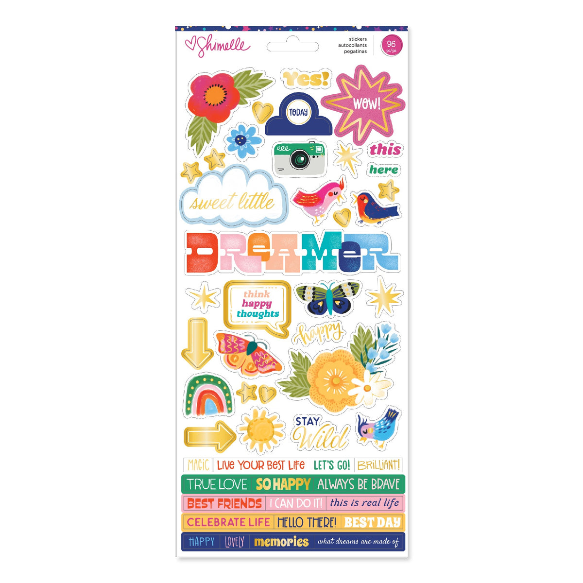 Shimelle Main Character Energy Sticker Pack – American Crafts