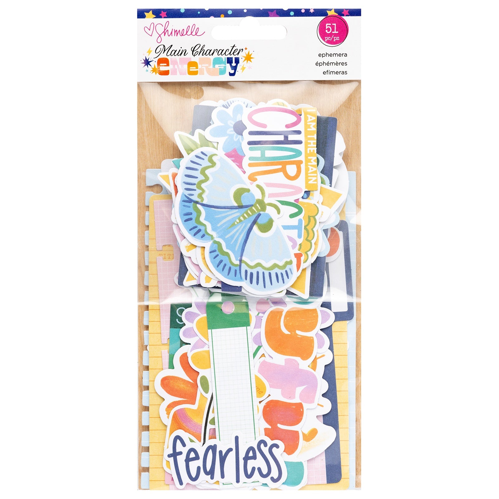 Shimelle Main Character Energy Ephemera Die Cuts Set