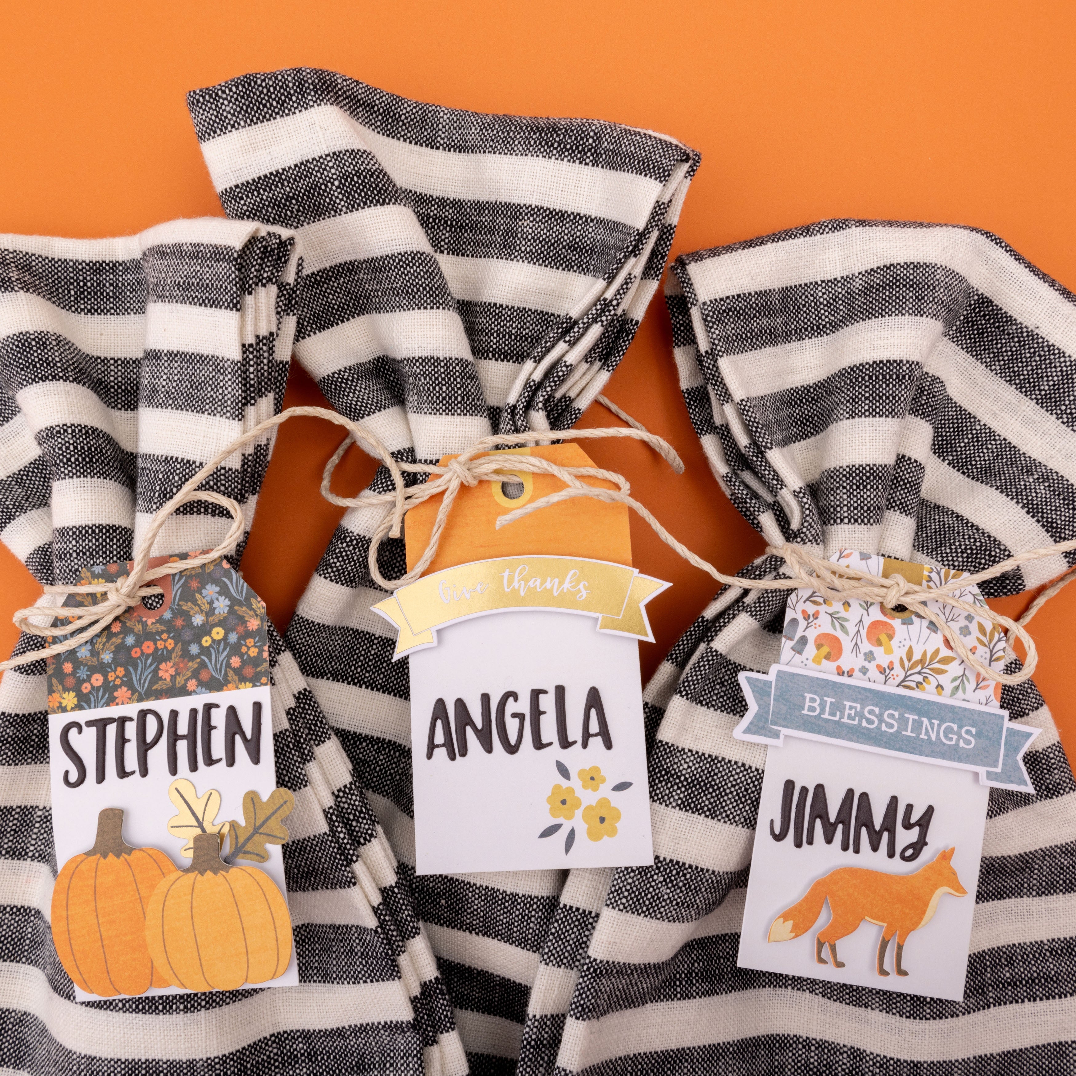 American Crafts Farmstead Harvest Ephemera Die Cuts - Journaling - Gold Foil, 62 Pieces