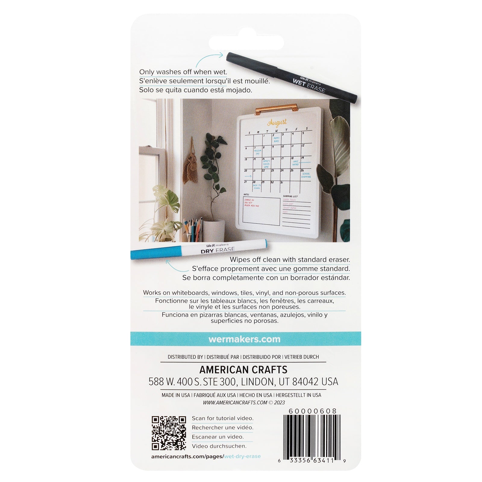 We R Makers Combo Wet & Dry Erase Markers - 5 pack