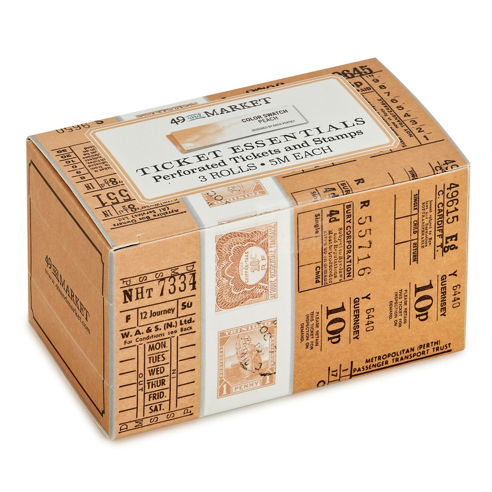 49 and Market Die-Cut Ticket Essential Rolls