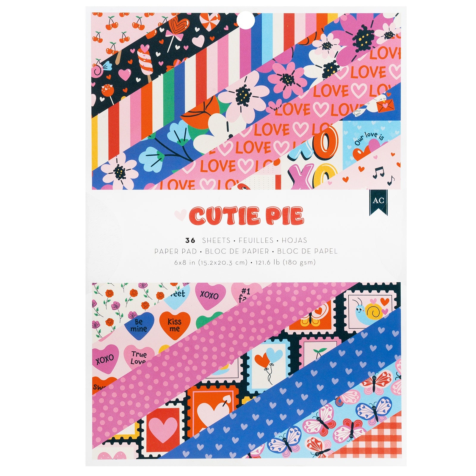 Cutie Pie 6x8" Patterned Paper Pad