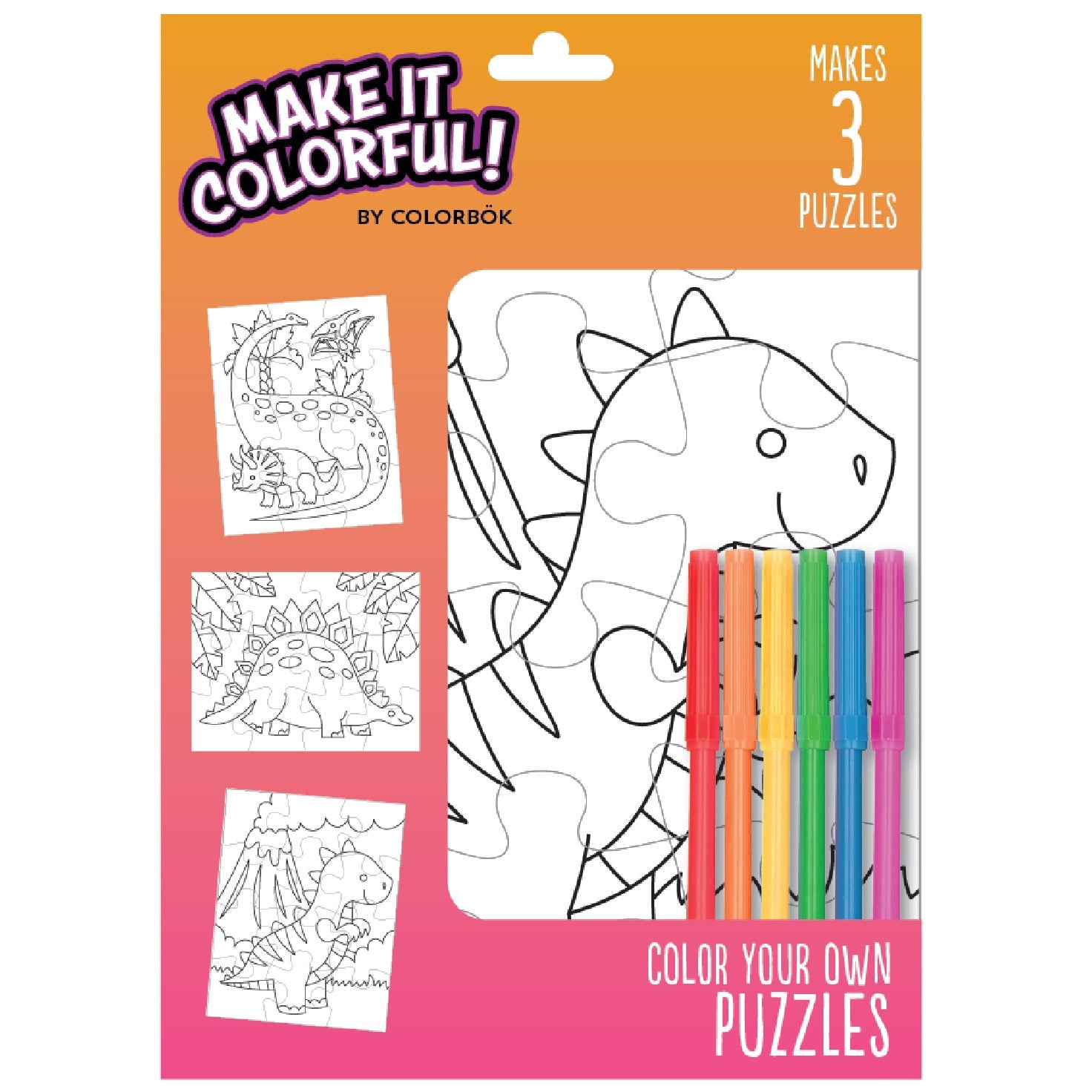 Colorbok Make It Colorful! Color Your Own Puzzles Set