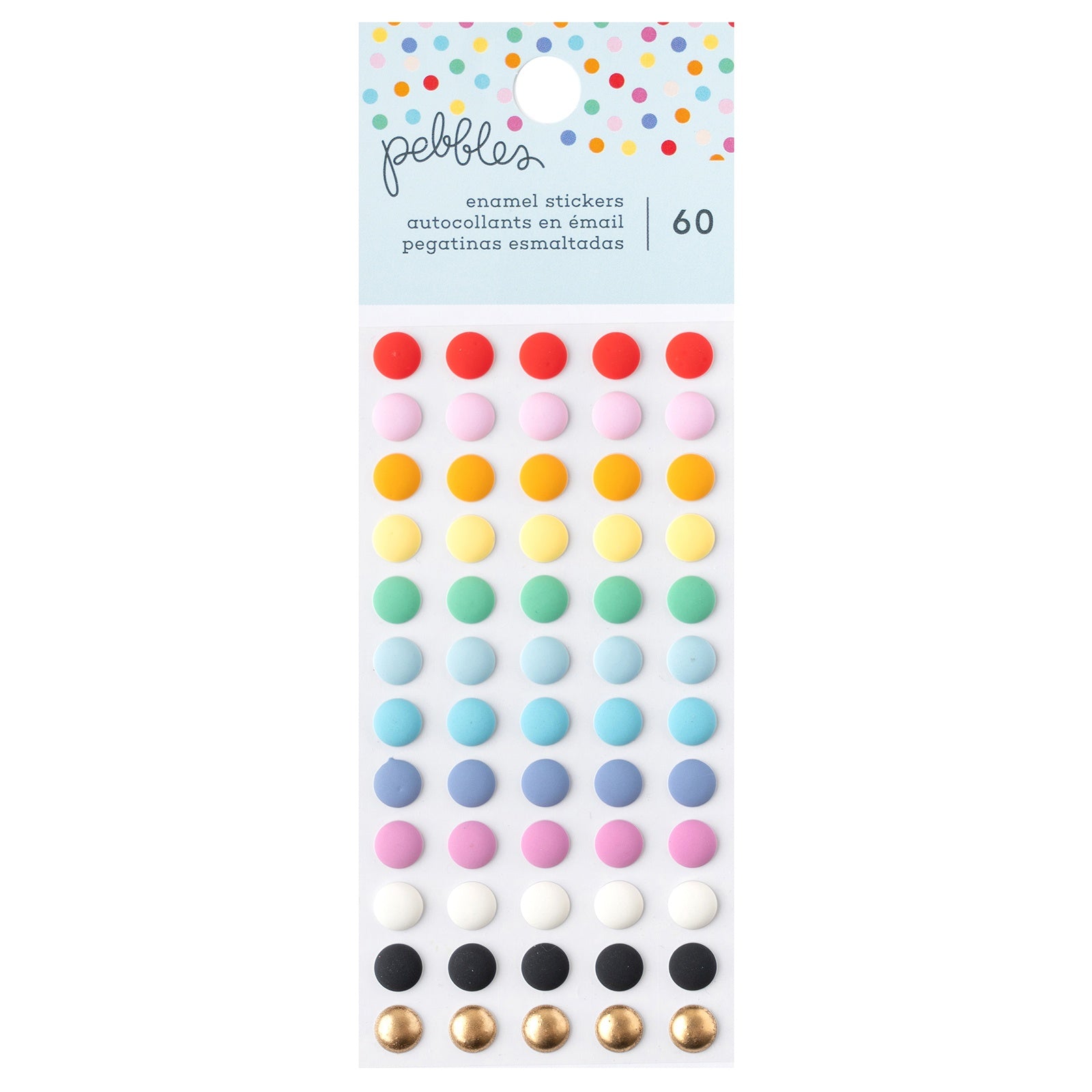 Pebbles All The Cake Enamel Dots Pack