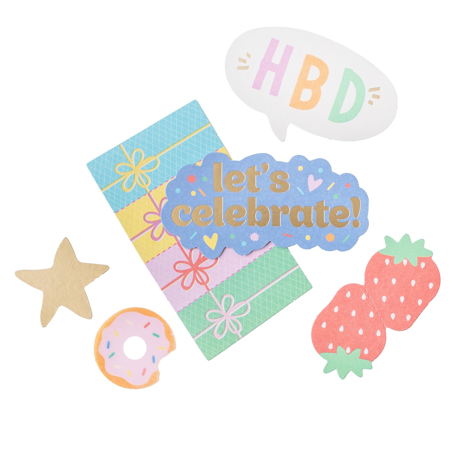 Pebbles All The Cake Ephemera Die Cuts Set