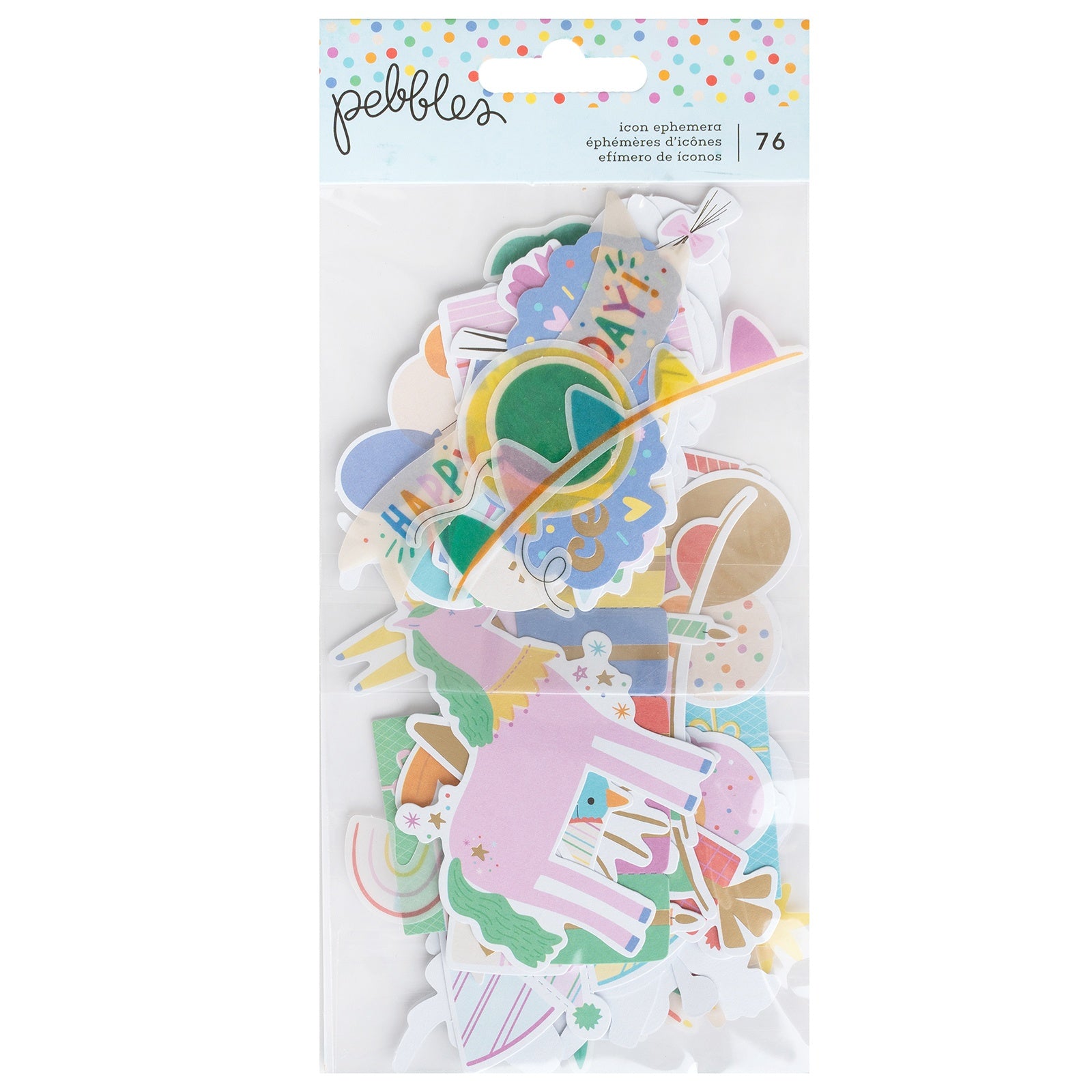 Pebbles All The Cake Ephemera Die Cuts Set