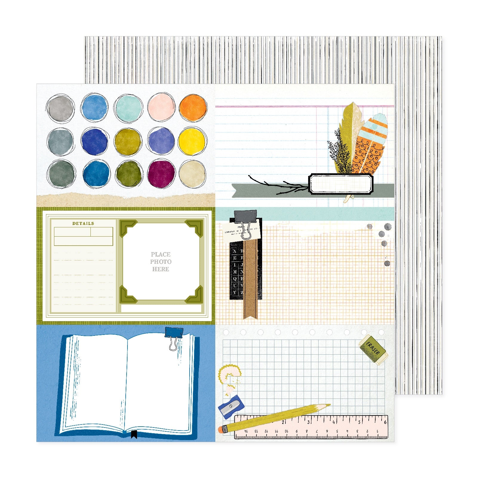 Vicki Boutin Discover + Create Double-Sided 12x12" Cardstock Packs