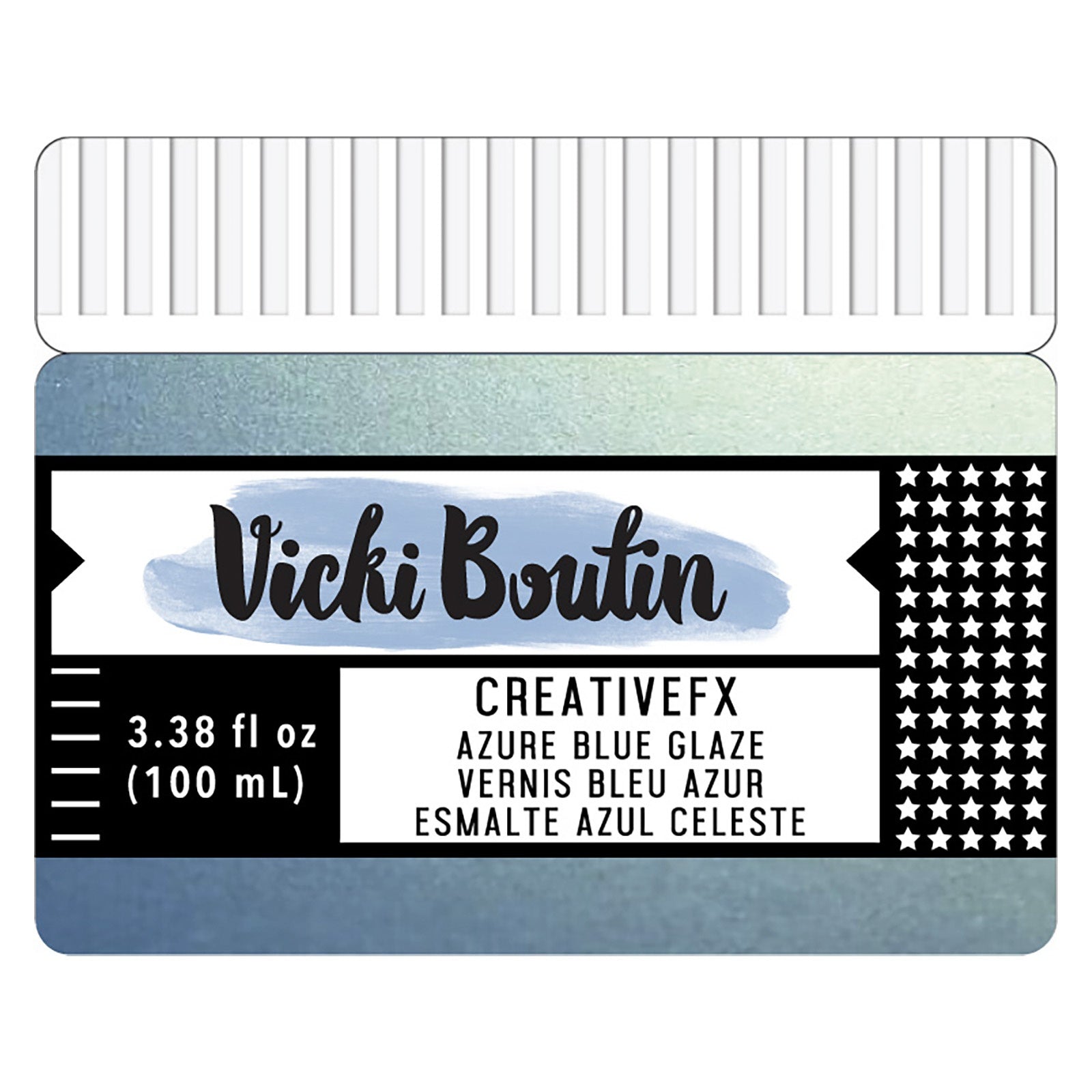 Vicki Boutin Discover + Create Creativefx Glaze Azure Blue American