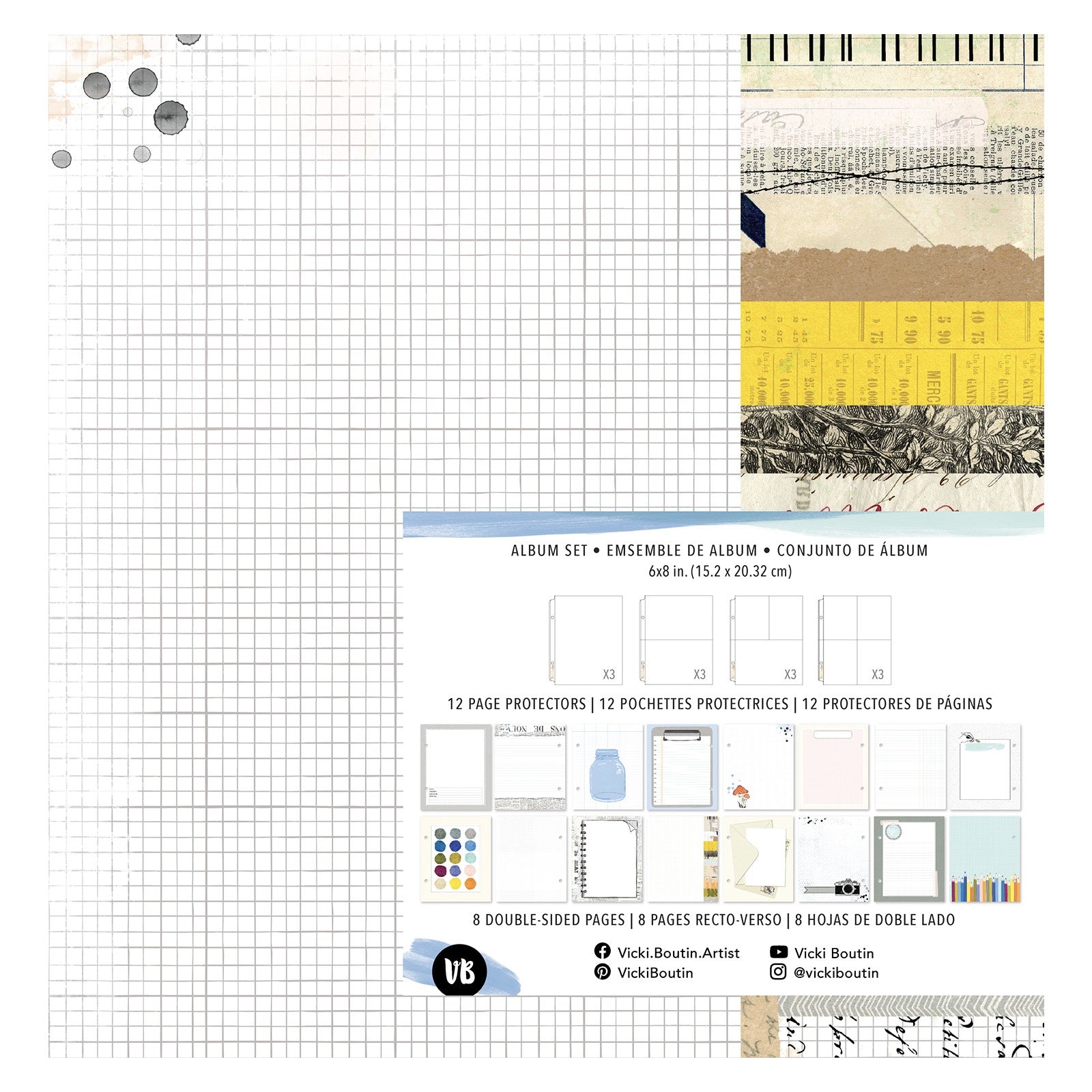 Vicki Boutin Discover + Create Album Set-6"X8"