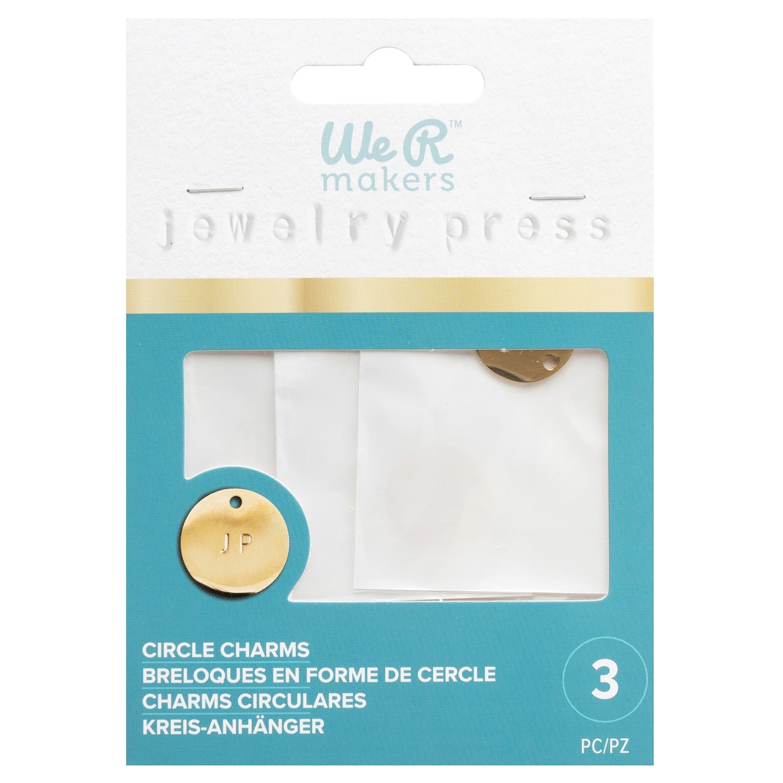 We R Jewelry Press Stainless Steel Charms - 3 pack, Available in Assorted Styles