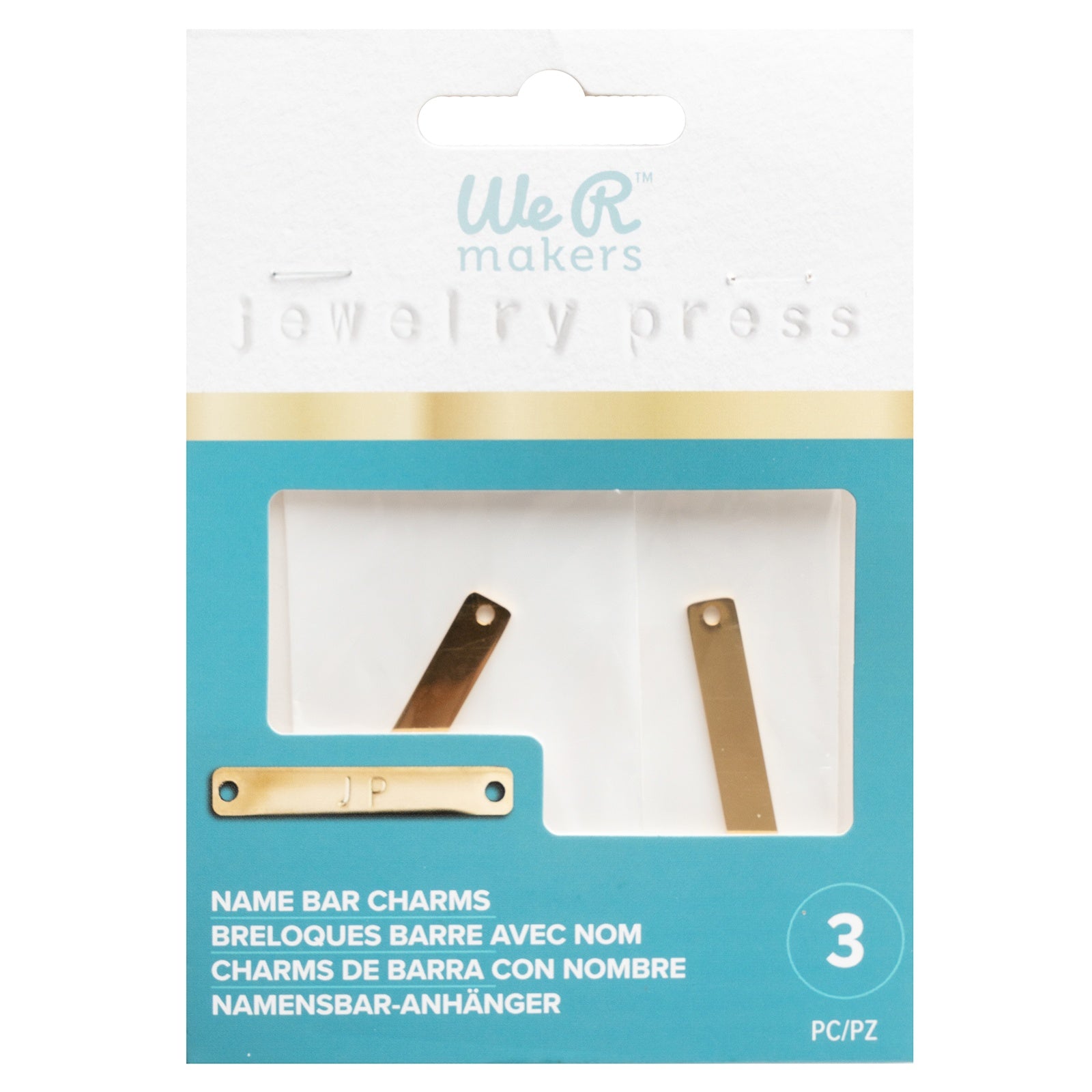 We R Jewelry Press Stainless Steel Charms - 3 pack, Available in Assorted Styles