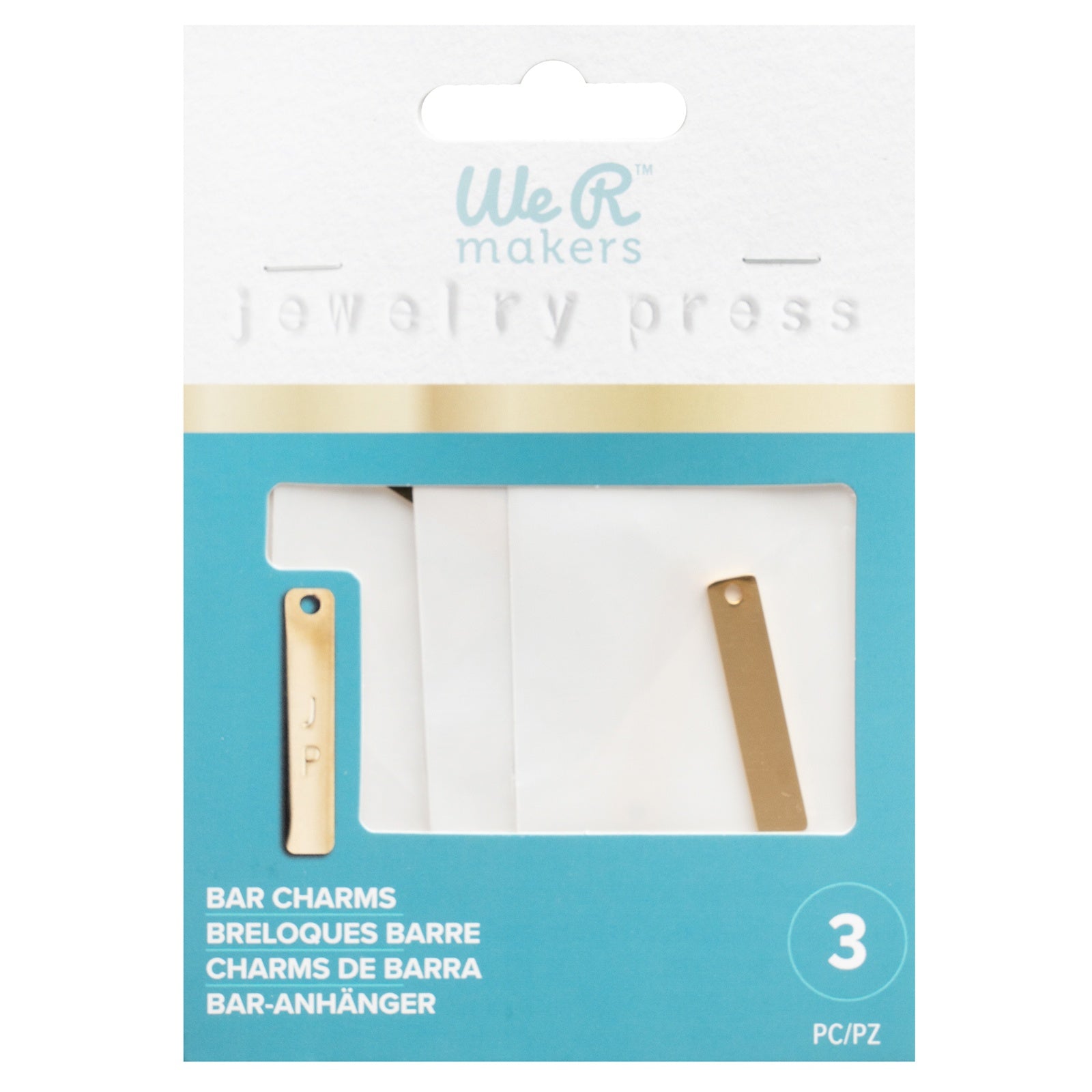 We R Jewelry Press Stainless Steel Charms - 3 pack, Available in Assorted Styles