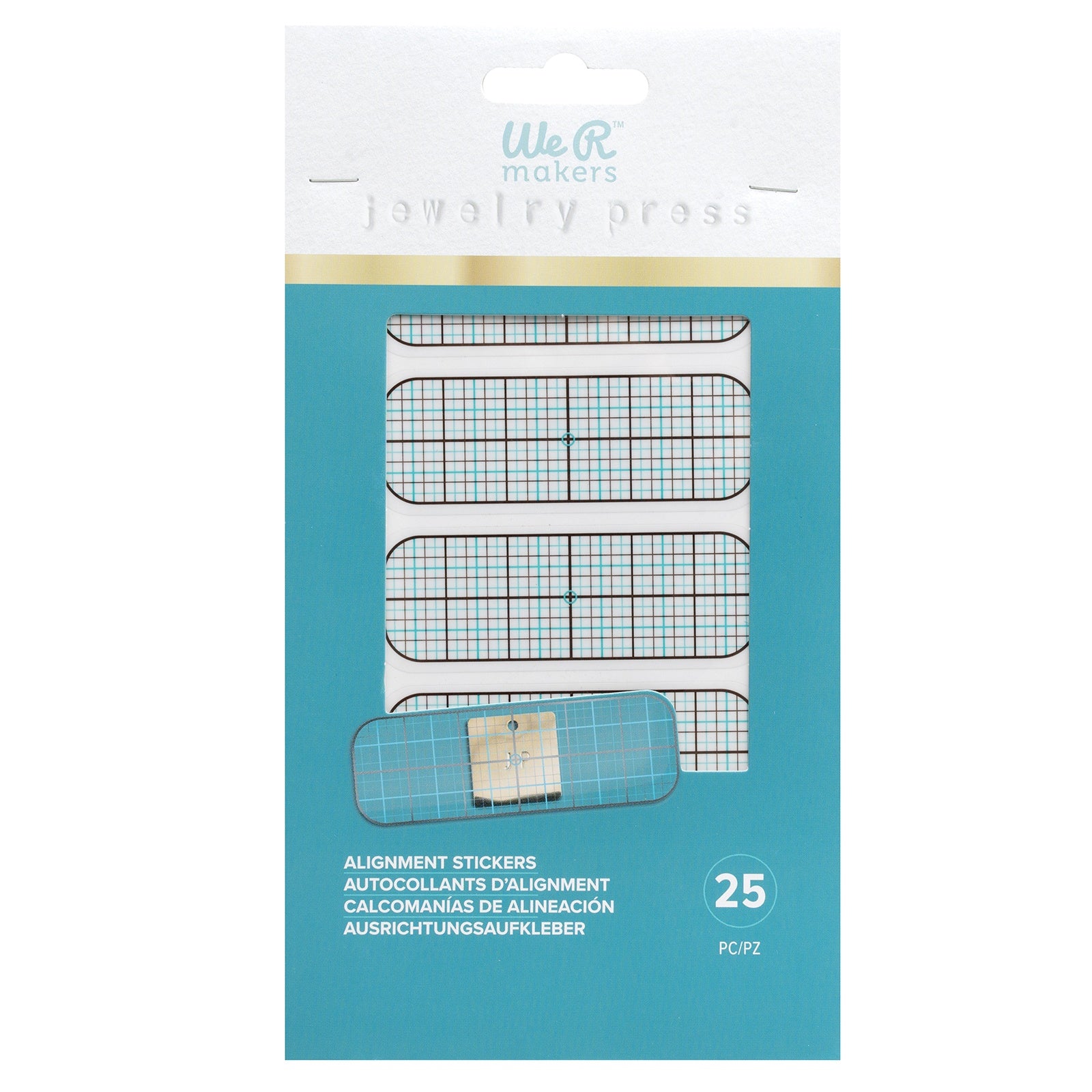 We R Makers Jewelry Press Alignment Stickers