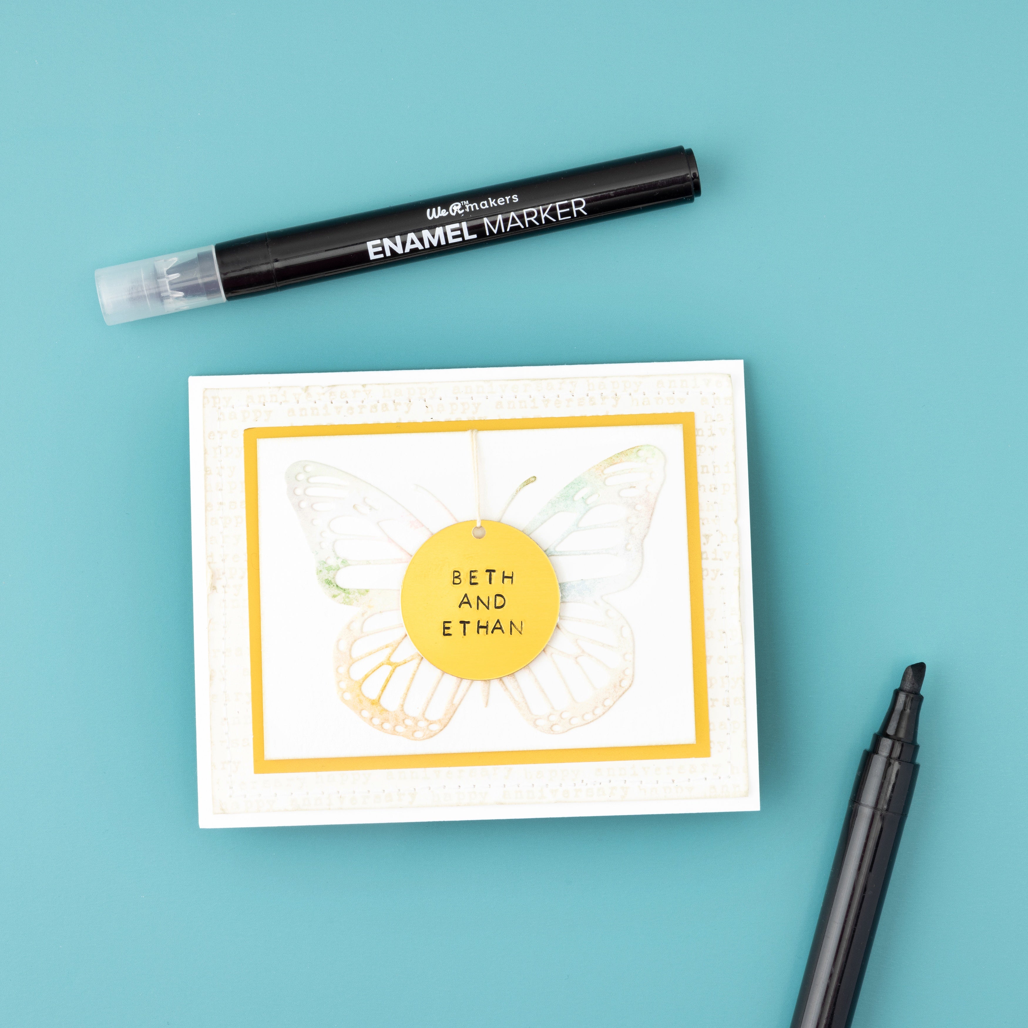 We R Makers Jewelry Press Enamel Pens - Black, 2 pack