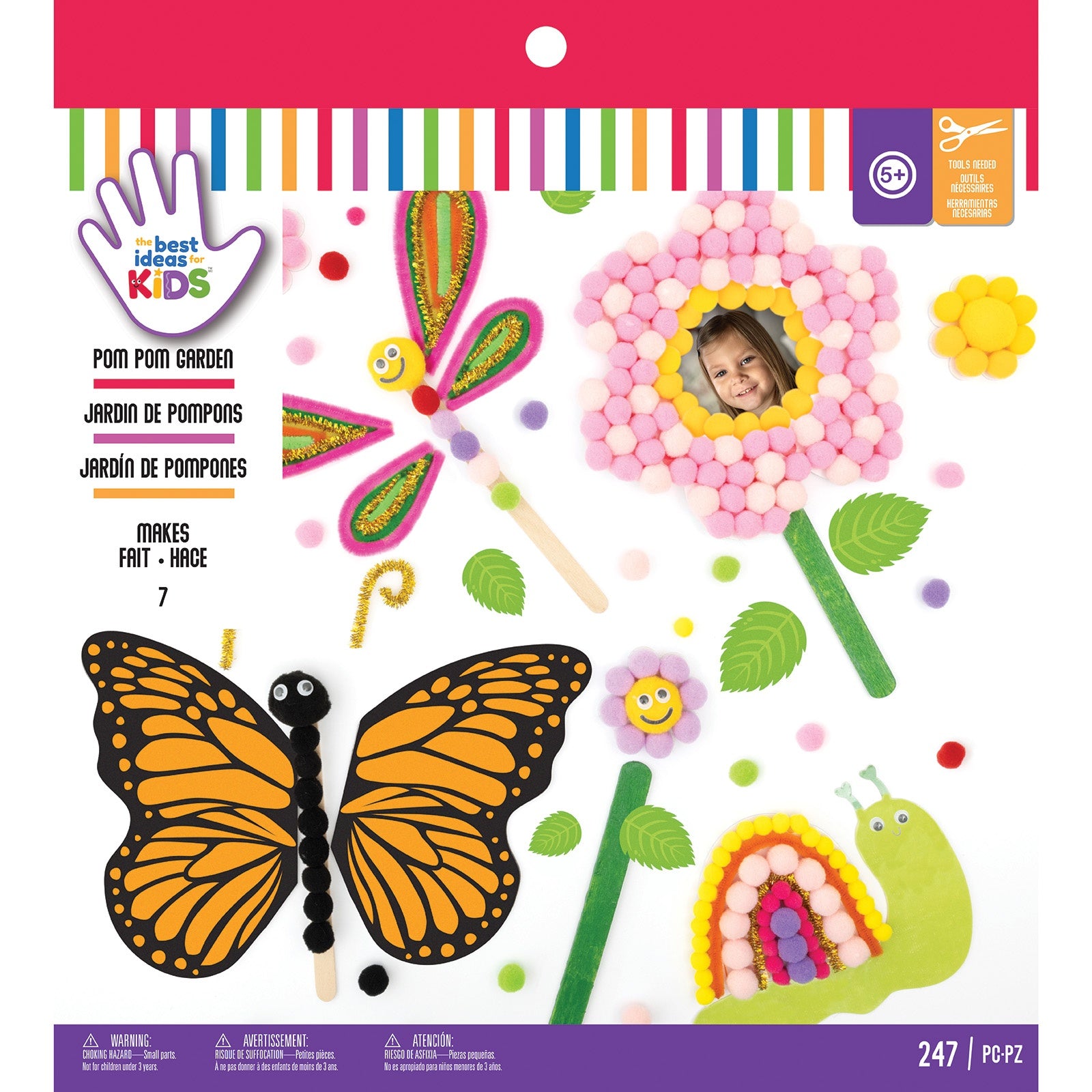 Best Ideas For Kids Pom Pom Garden Craft Kit - Makes 7