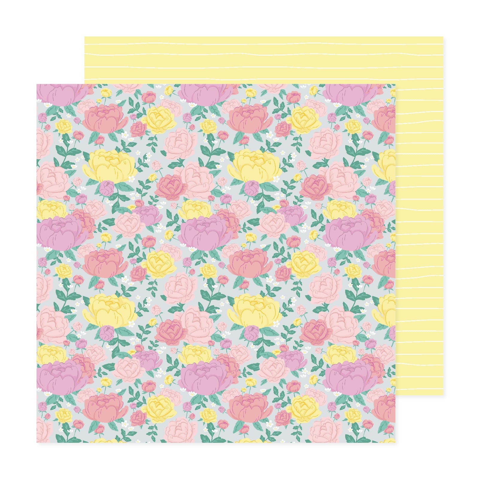 American Crafts Rainbow Avenue 12x12" Patterned Double-Sided Cardstock Packs