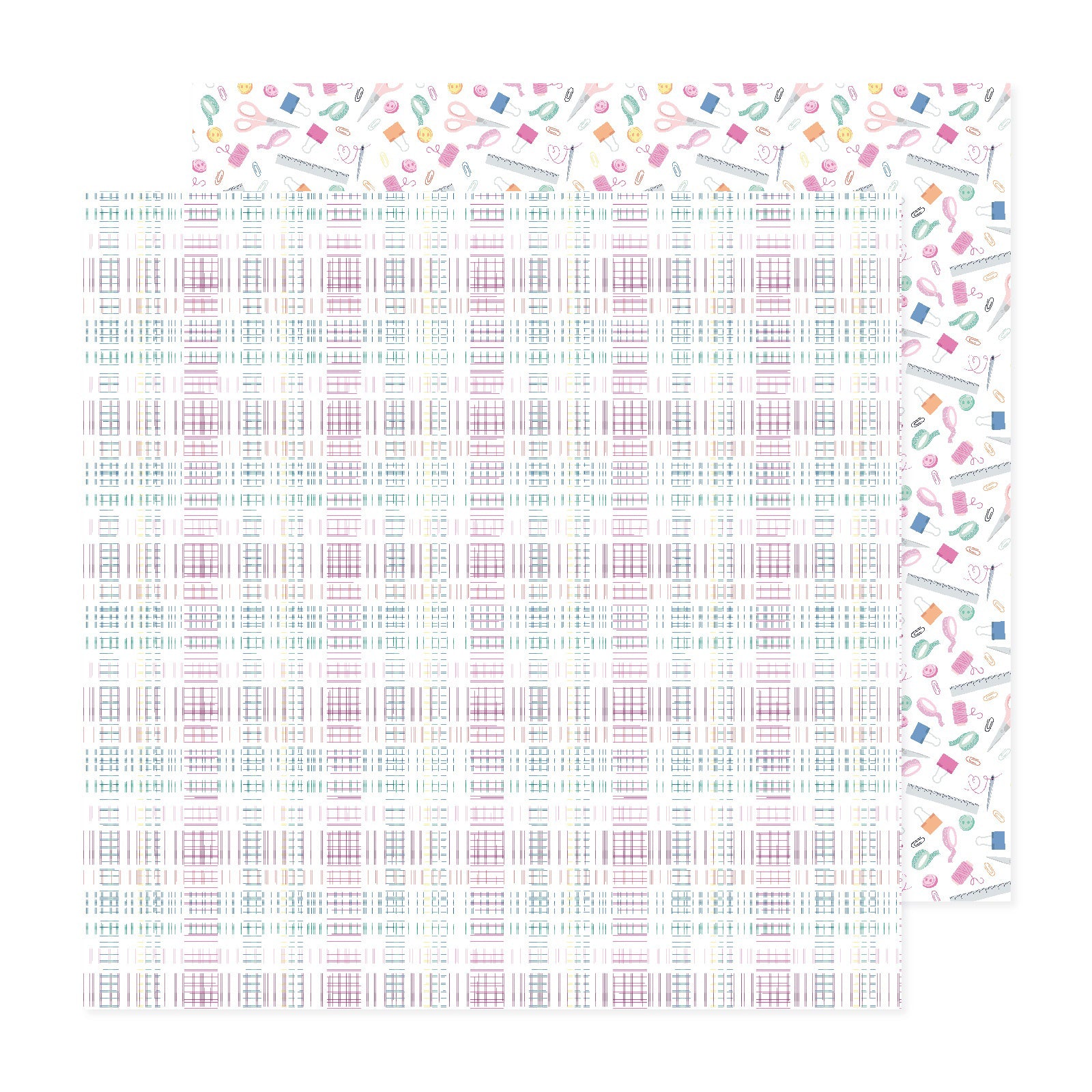 American Crafts Rainbow Avenue 12x12" Patterned Double-Sided Cardstock Packs