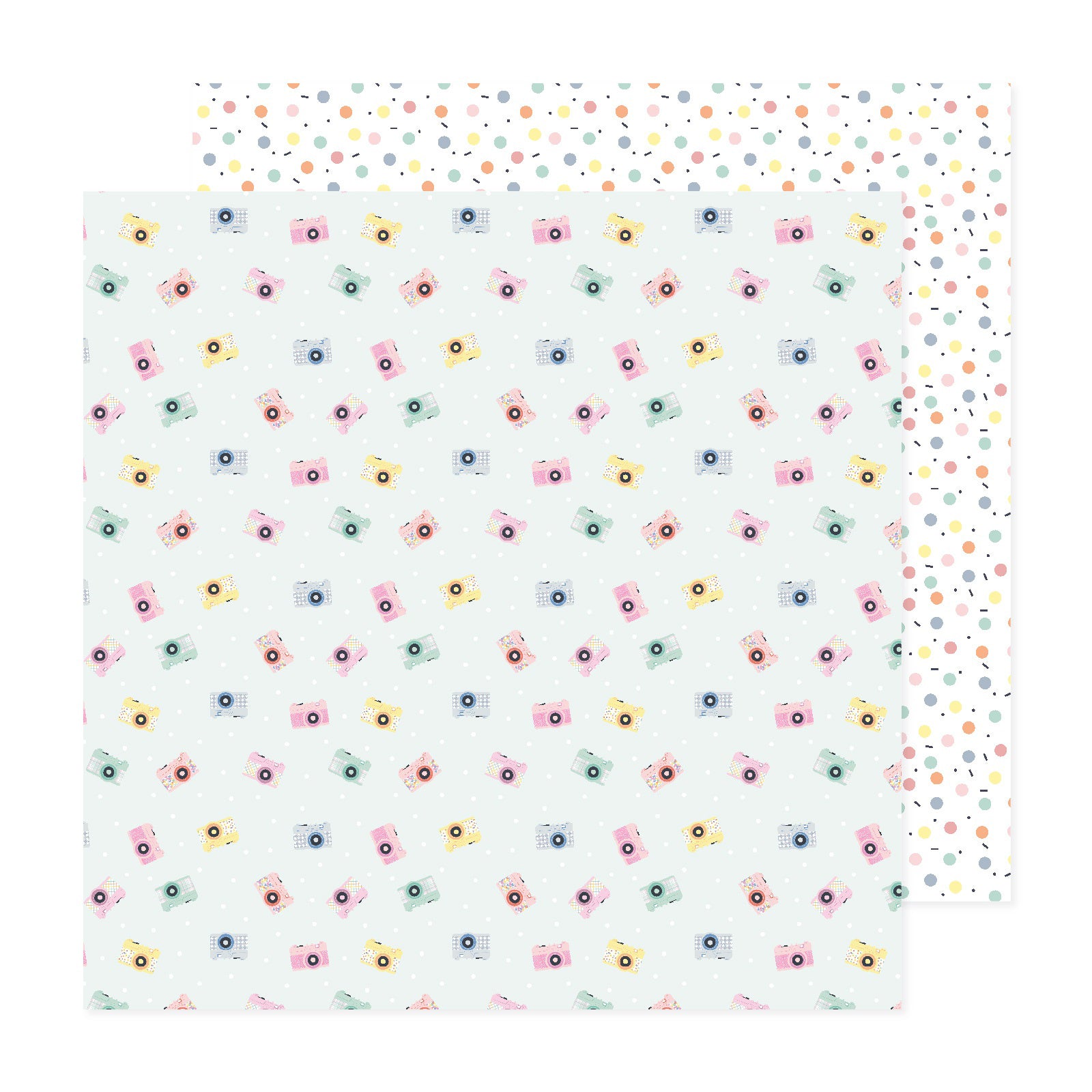 American Crafts Rainbow Avenue 12x12" Patterned Double-Sided Cardstock Packs