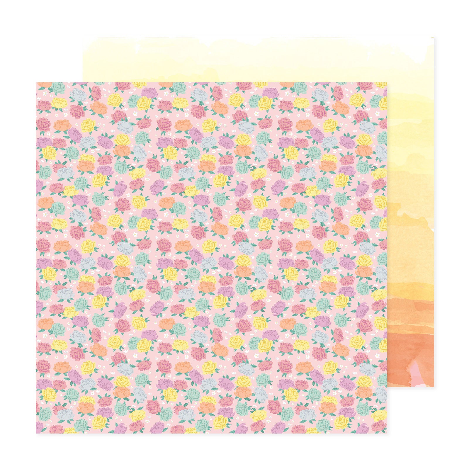 American Crafts Rainbow Avenue 12x12" Patterned Double-Sided Cardstock Packs