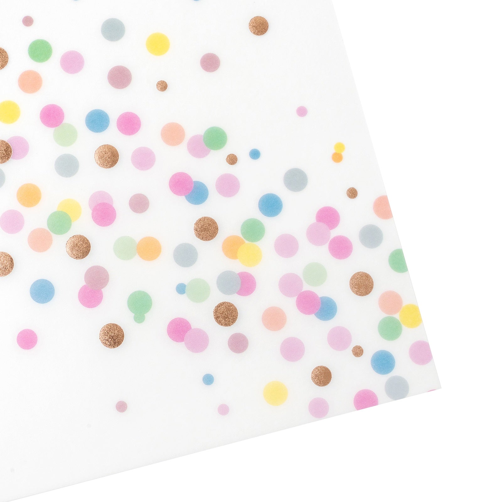 Rainbow Avenue 12x12" Vellum Specialty Paper with Rose Gold Foil, 15 pack