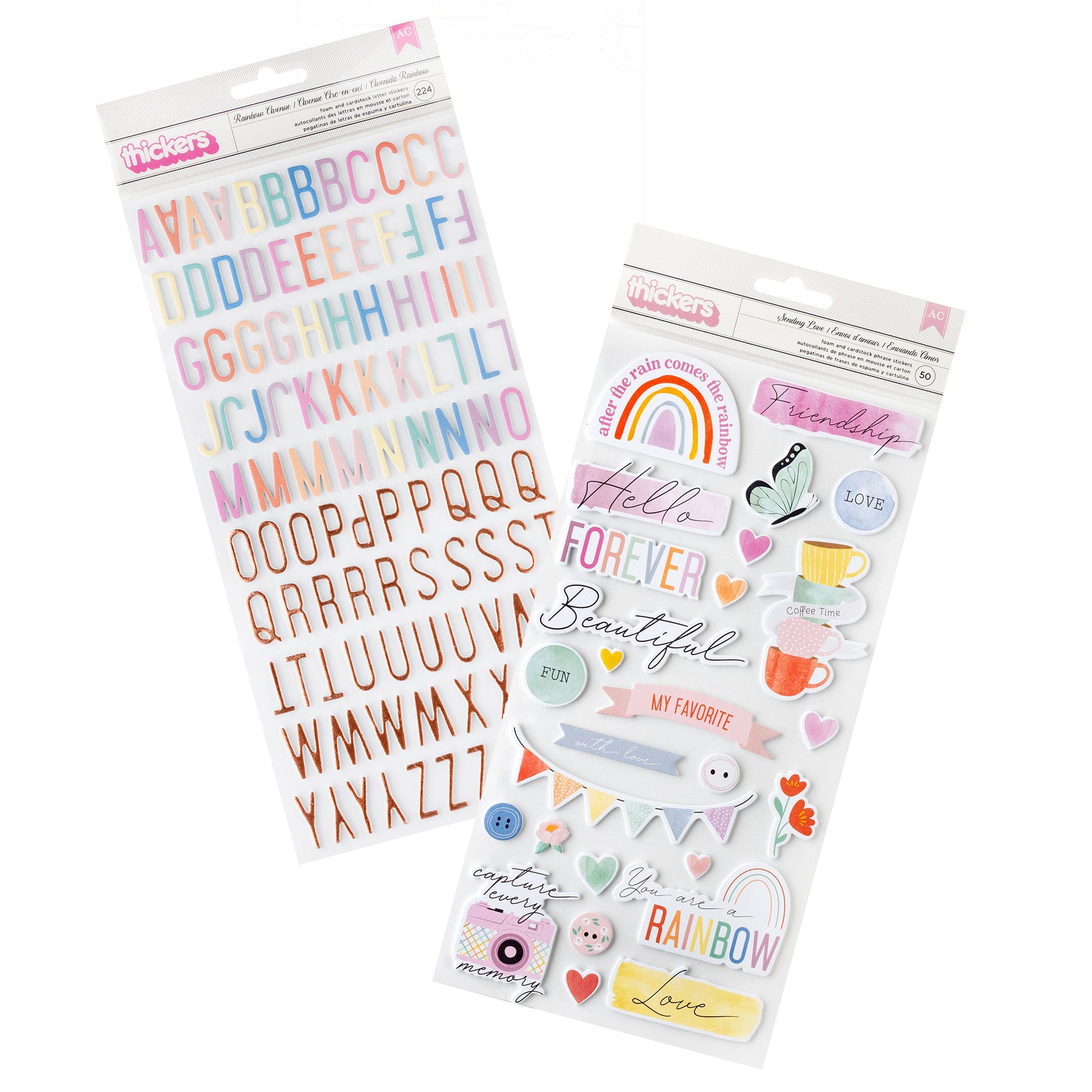 American Crafts Rainbow Avenue Thickers