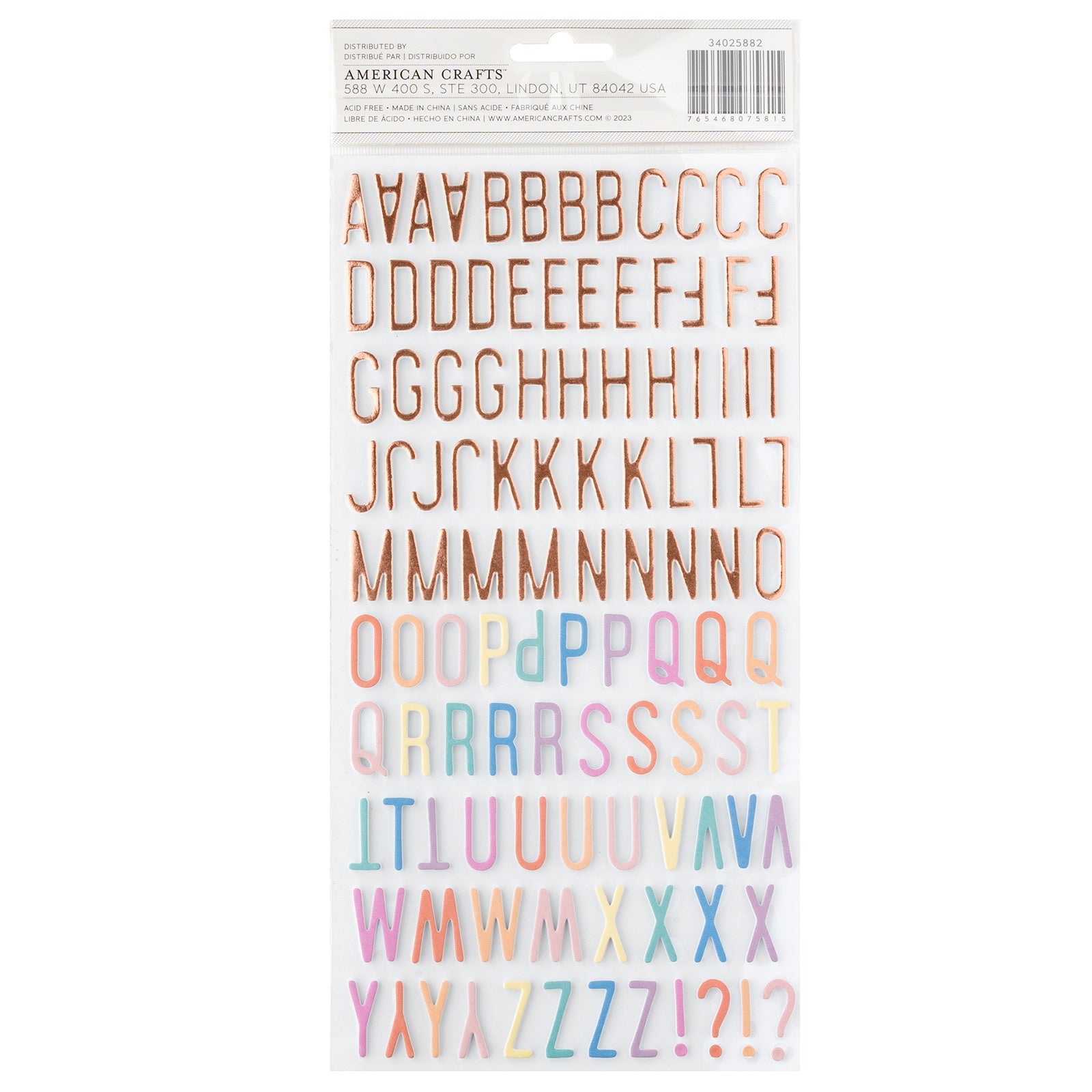 American Crafts Rainbow Avenue Thickers