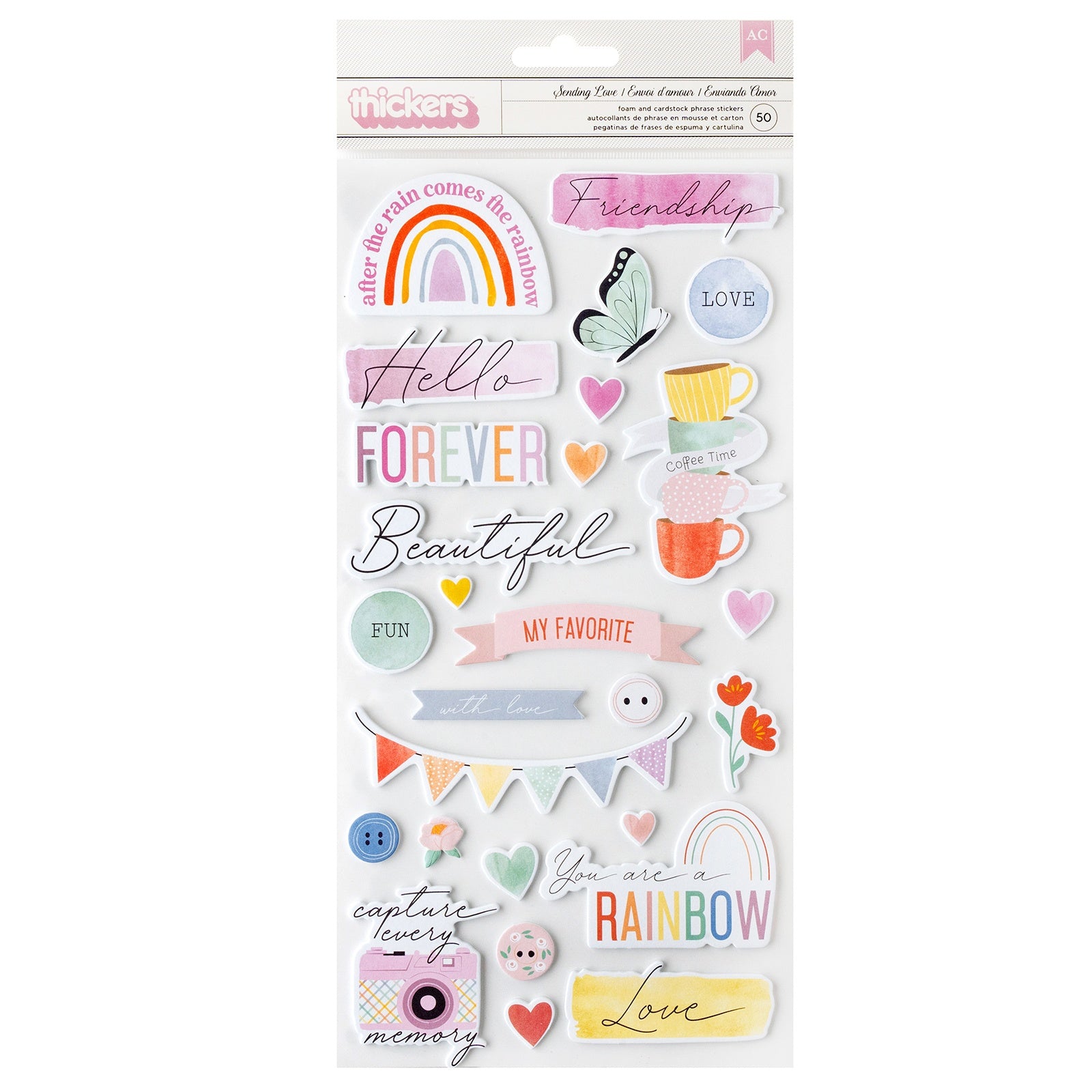 American Crafts Rainbow Avenue Thickers