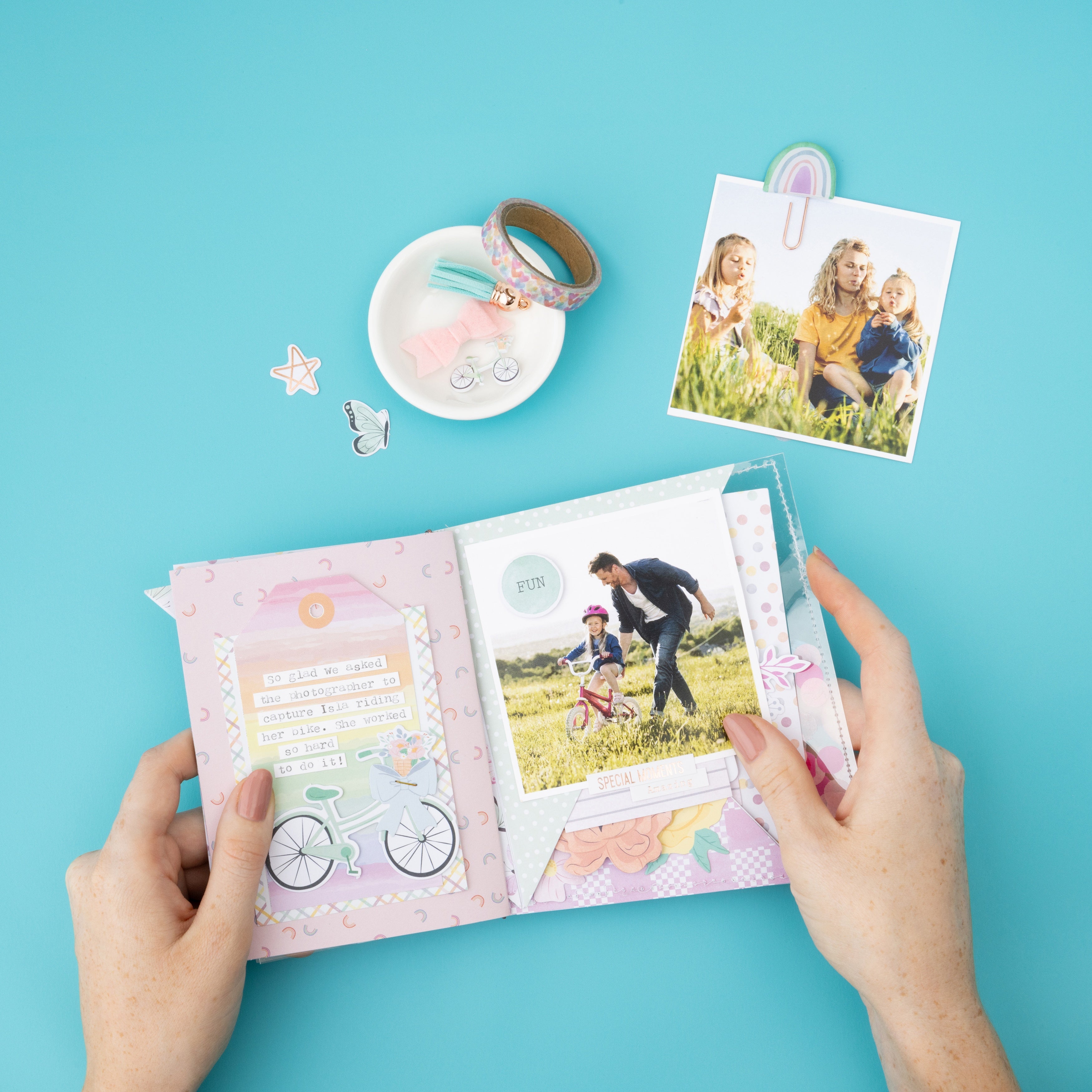 American Crafts Rainbow Avenue Rose Gold Foil Washi Tape - 12 Pack