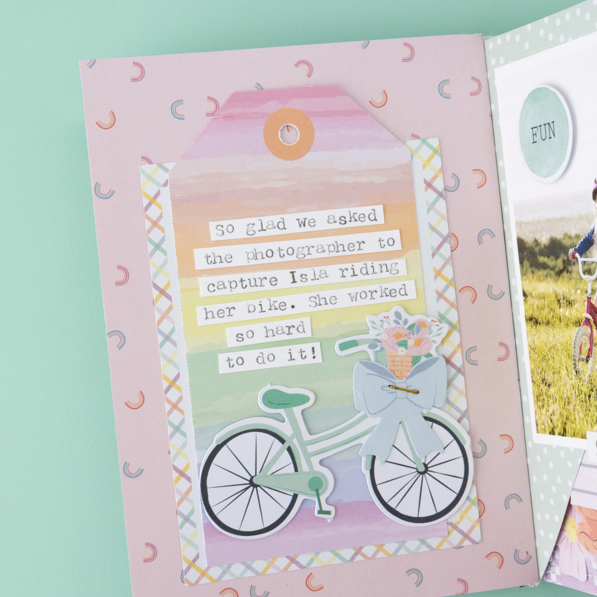 American Crafts Rainbow Avenue Floral Ephemera Die Cuts Set