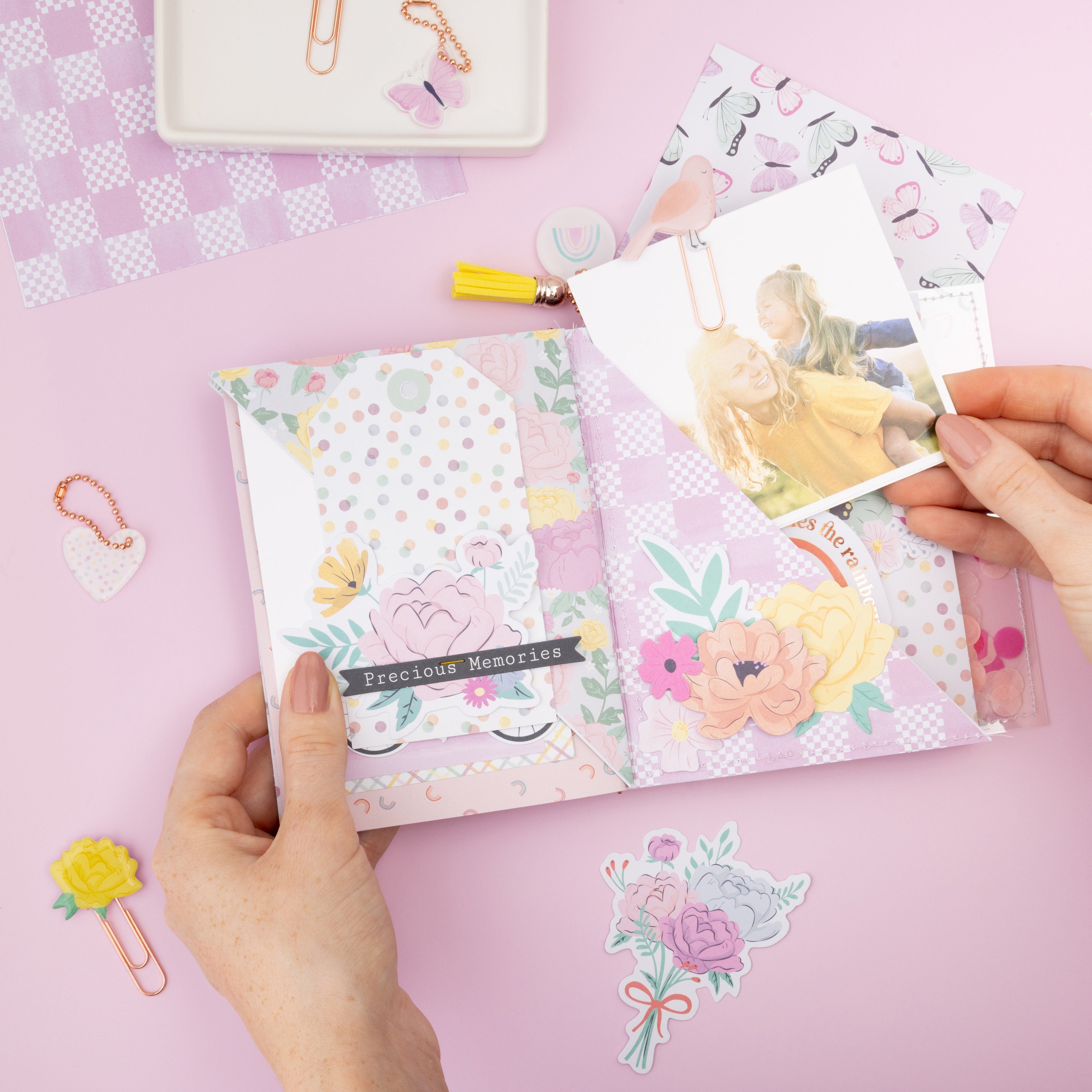 American Crafts Rainbow Avenue Bead Chains - 4 Pack