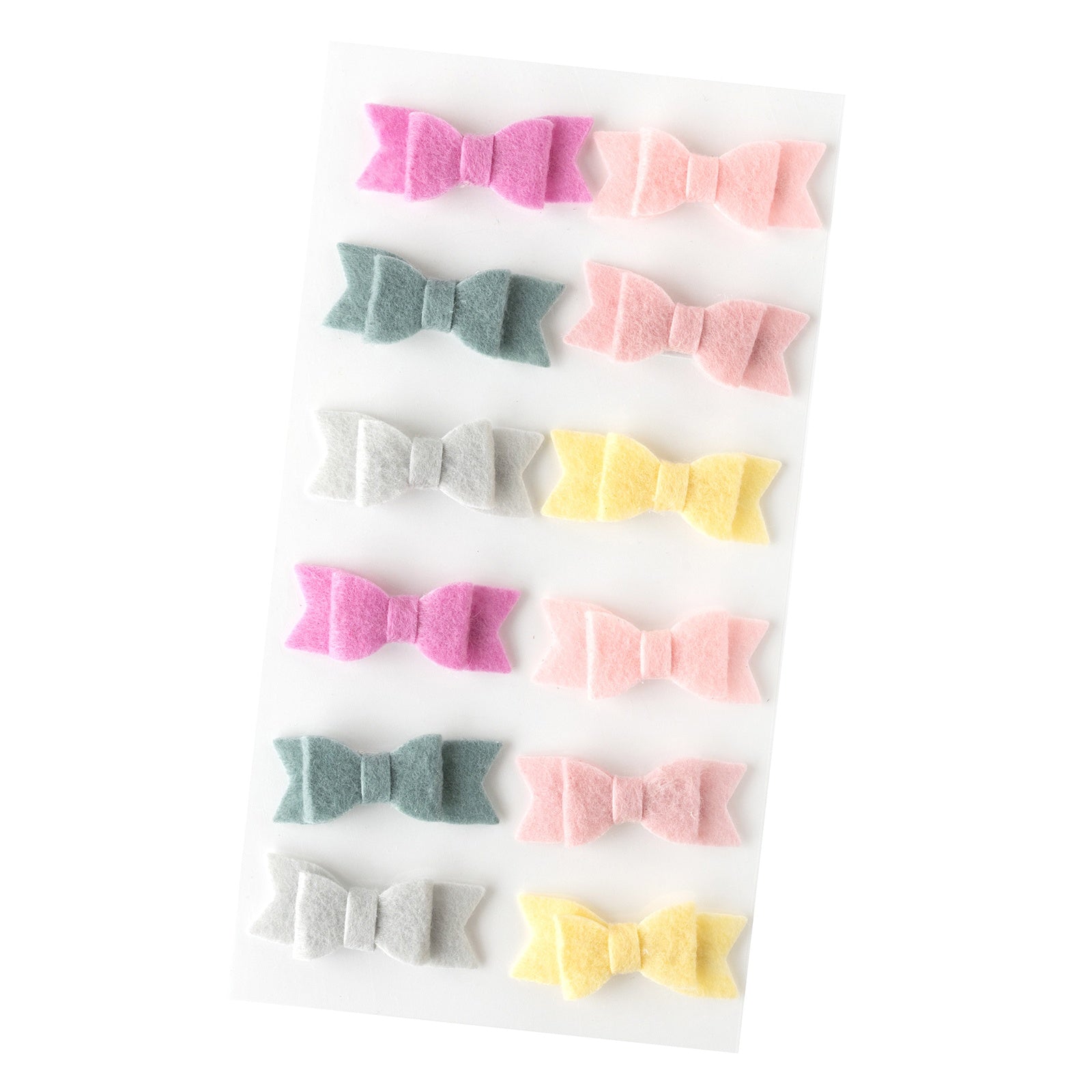 American Crafts Rainbow Avenue Bows - 12 pack