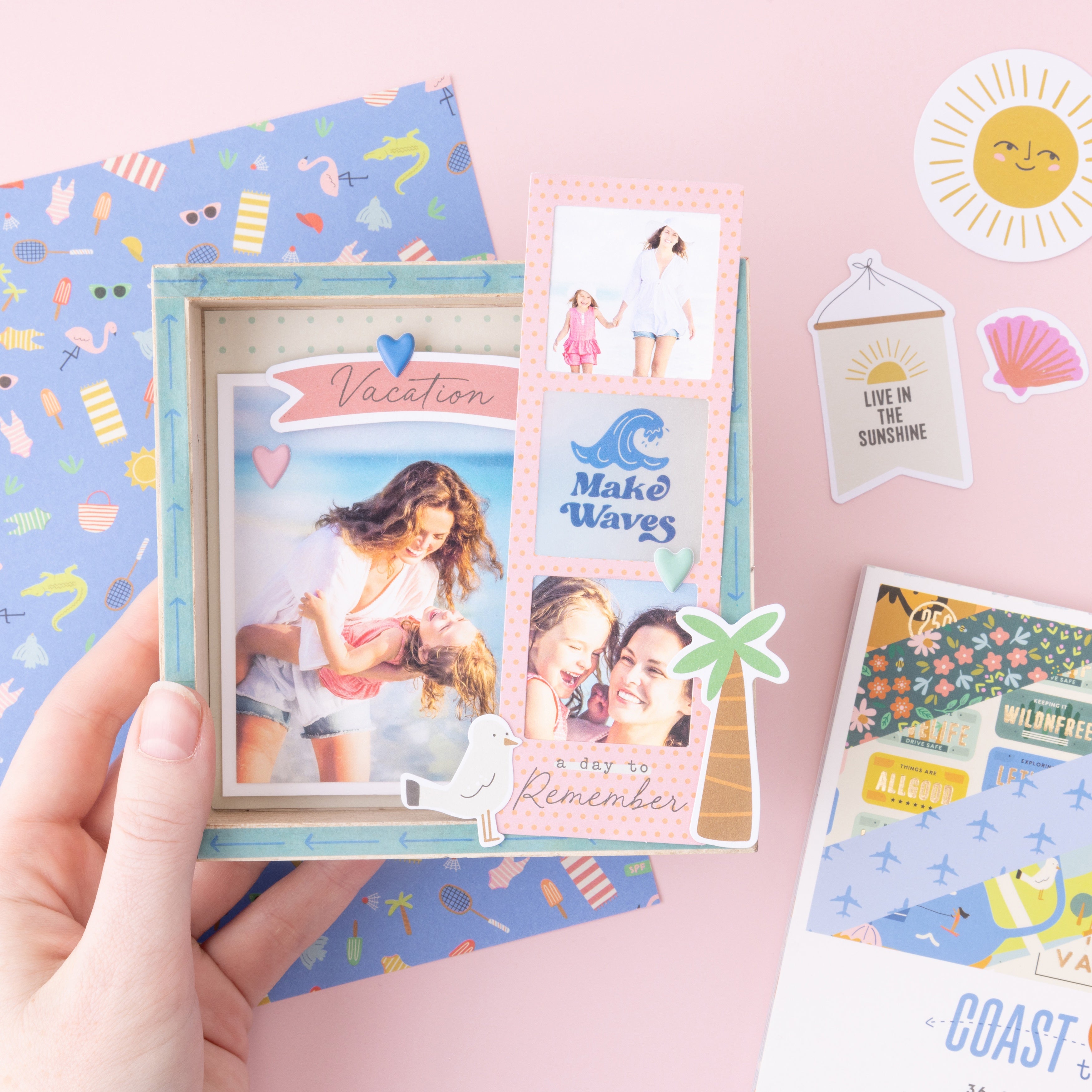 Coast-to-Coast 6x8" Single-Sided Paper Pad with Gold Foil