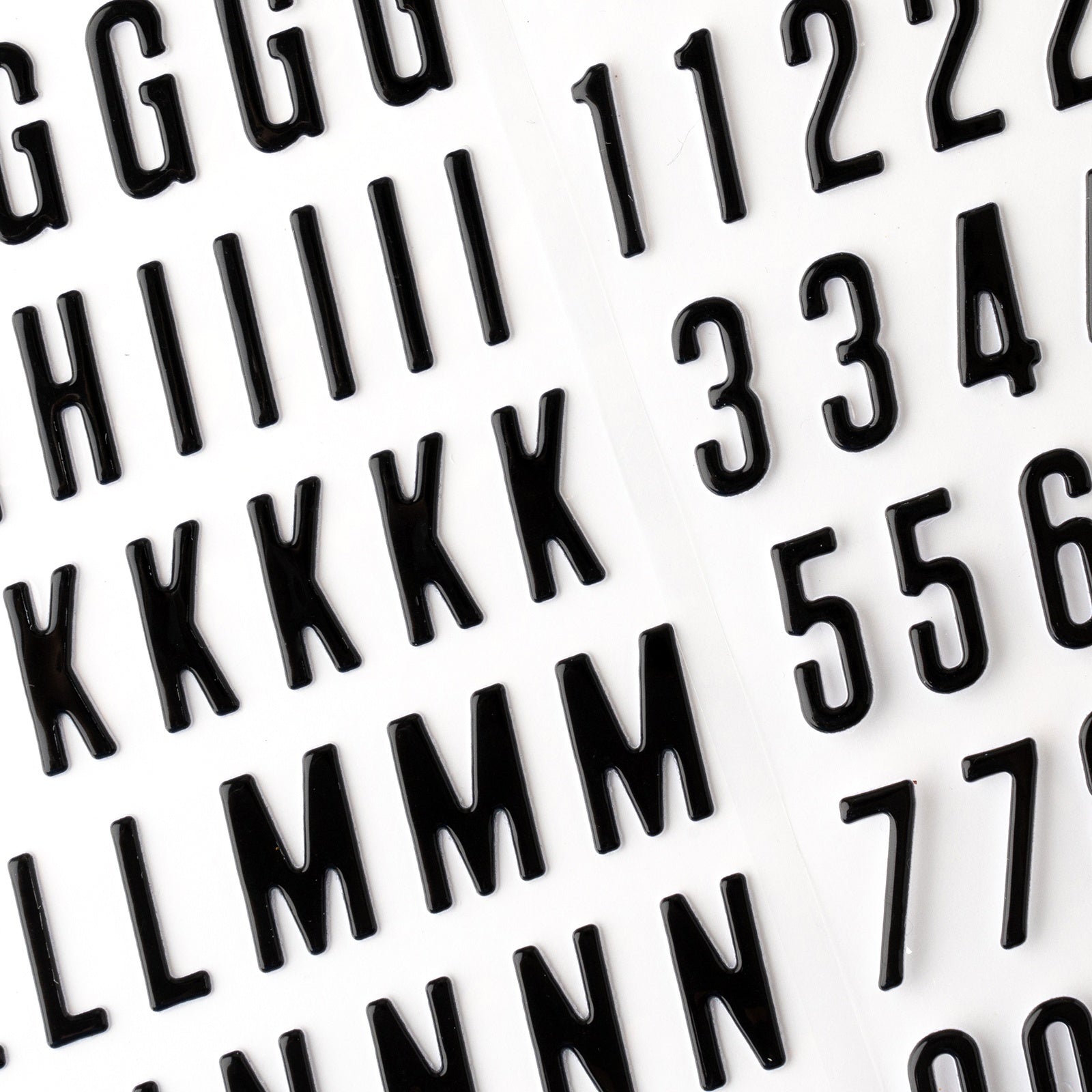 American Crafts Coast to Coast Thickers Stickers - Alpha,  245 Pieces