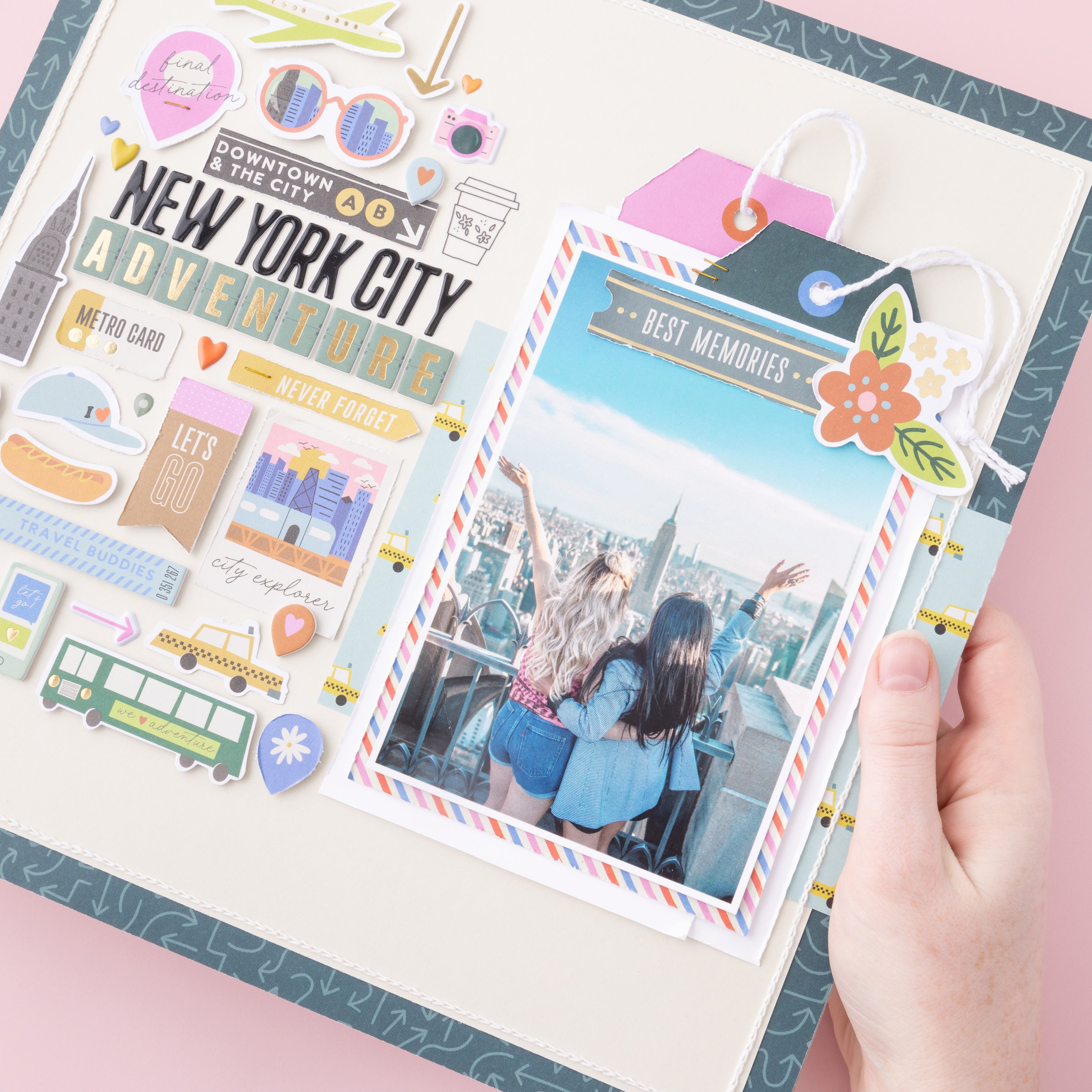 American Crafts Coast to Coast Thickers Stickers - Alpha,  245 Pieces