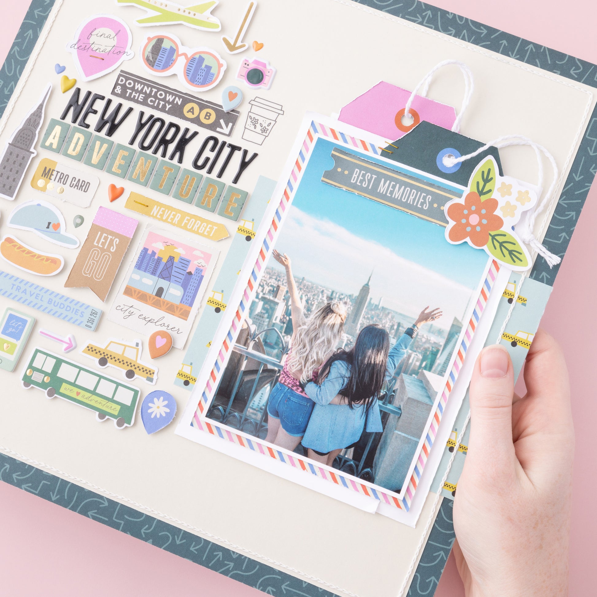 American Crafts Coast to Coast Thickers Stickers - Alpha,  245 Pieces