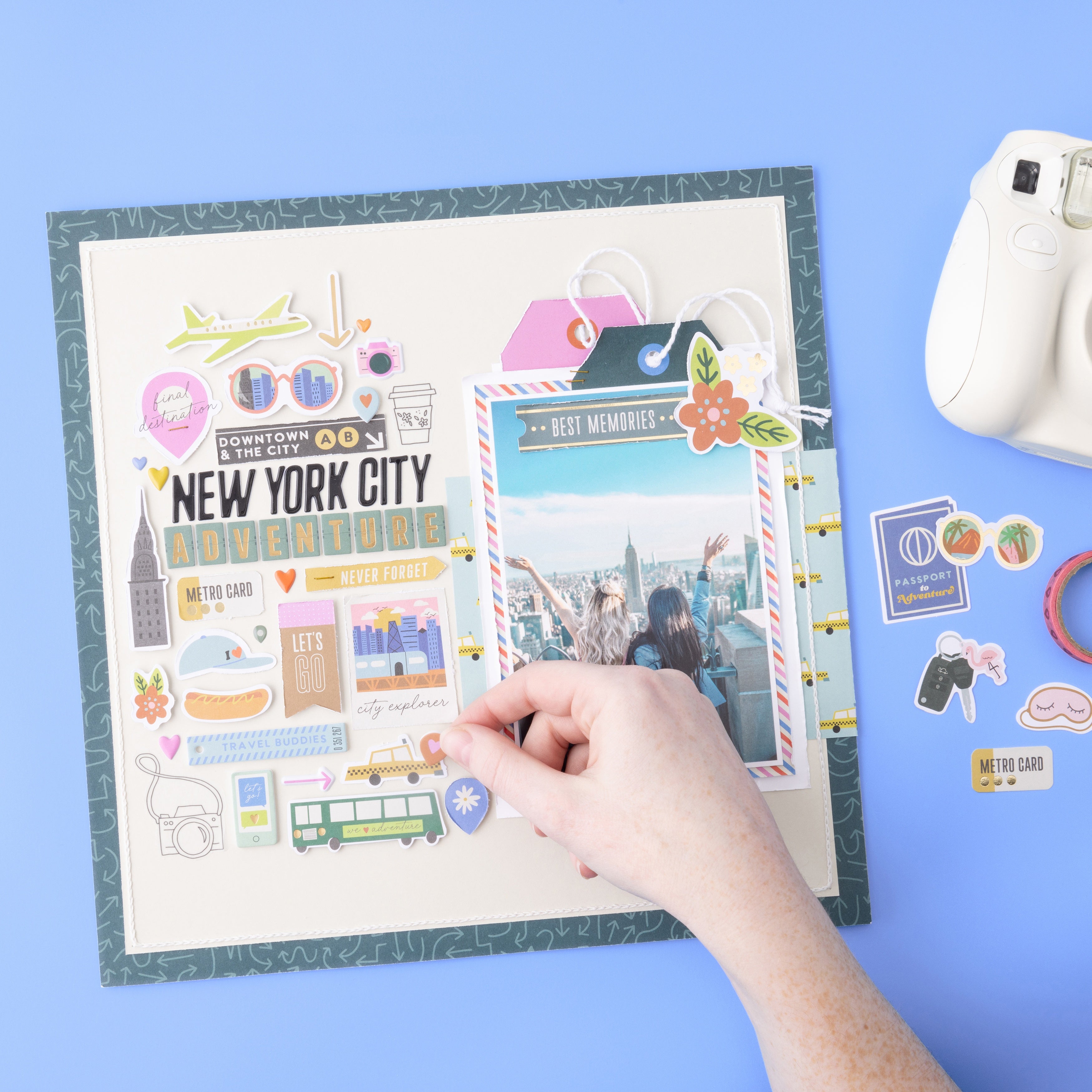 American Crafts Cardstock Stickers - Coast-to-Coast, 70  pieces