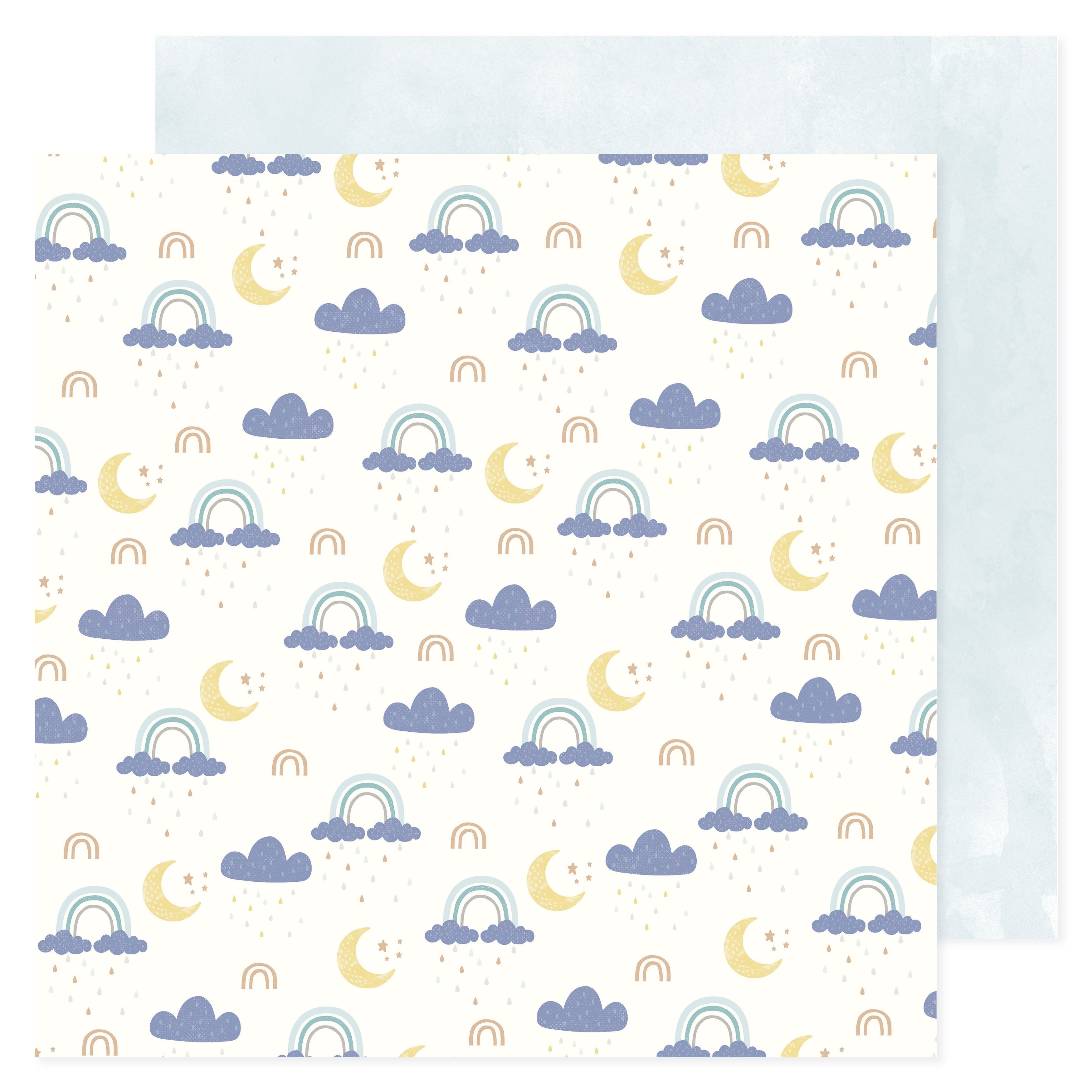 Hello Little Boy 12x12" Patterned Double-Sided Cardstock - 25 Sheets, Assorted Styles