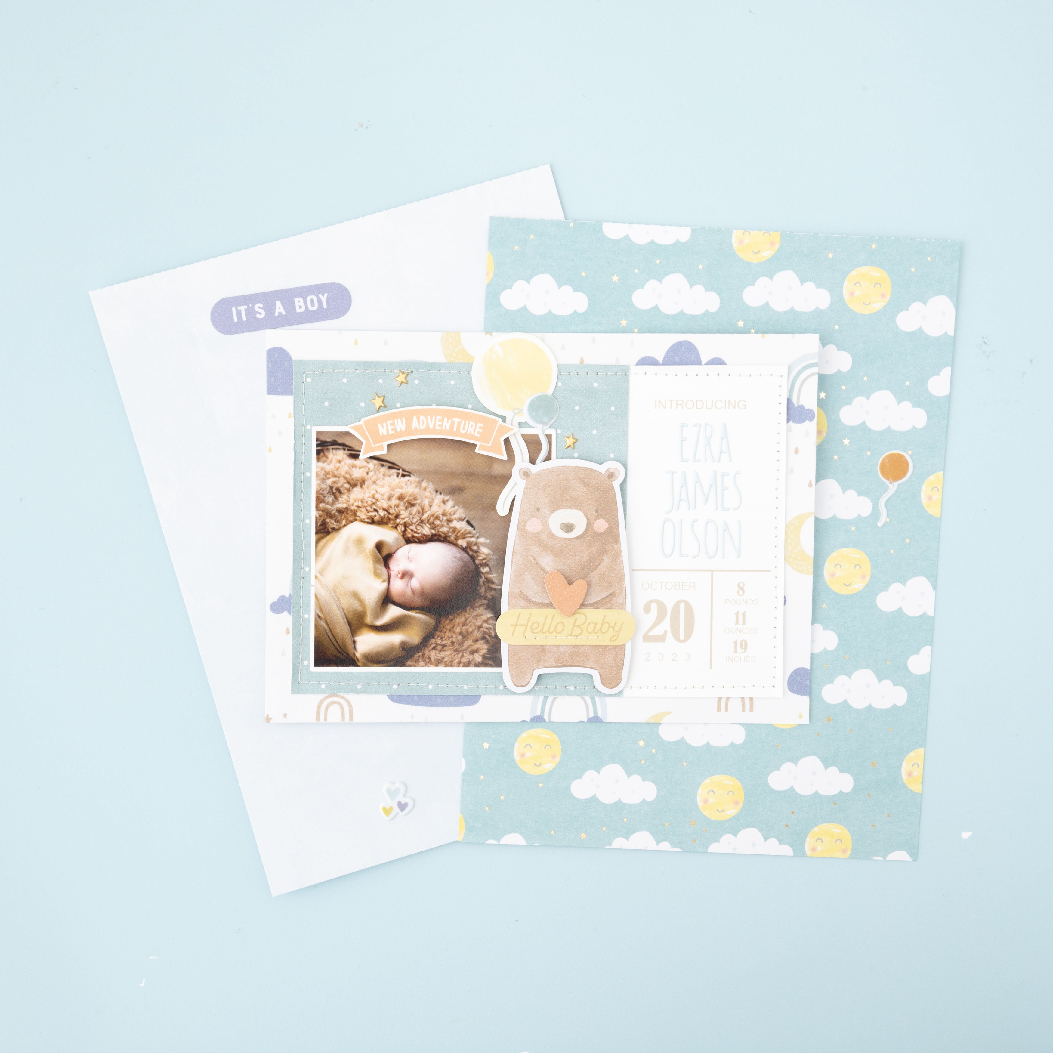 Hello Little Boy 6x8" Single-Sided Paper Pad