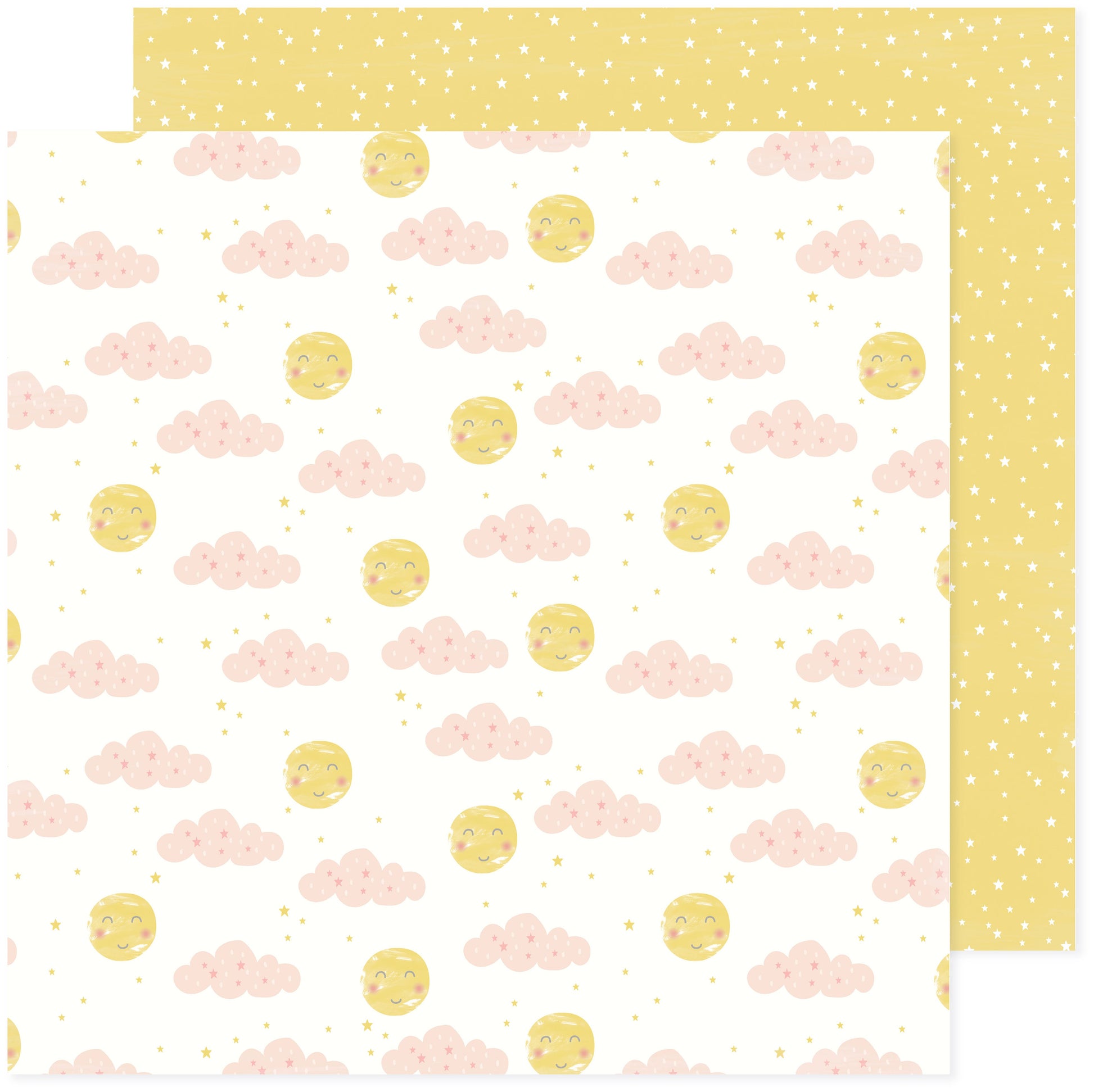 Hello Little Girl 12x12" Patterned Double-Sided Cardstock Packs
