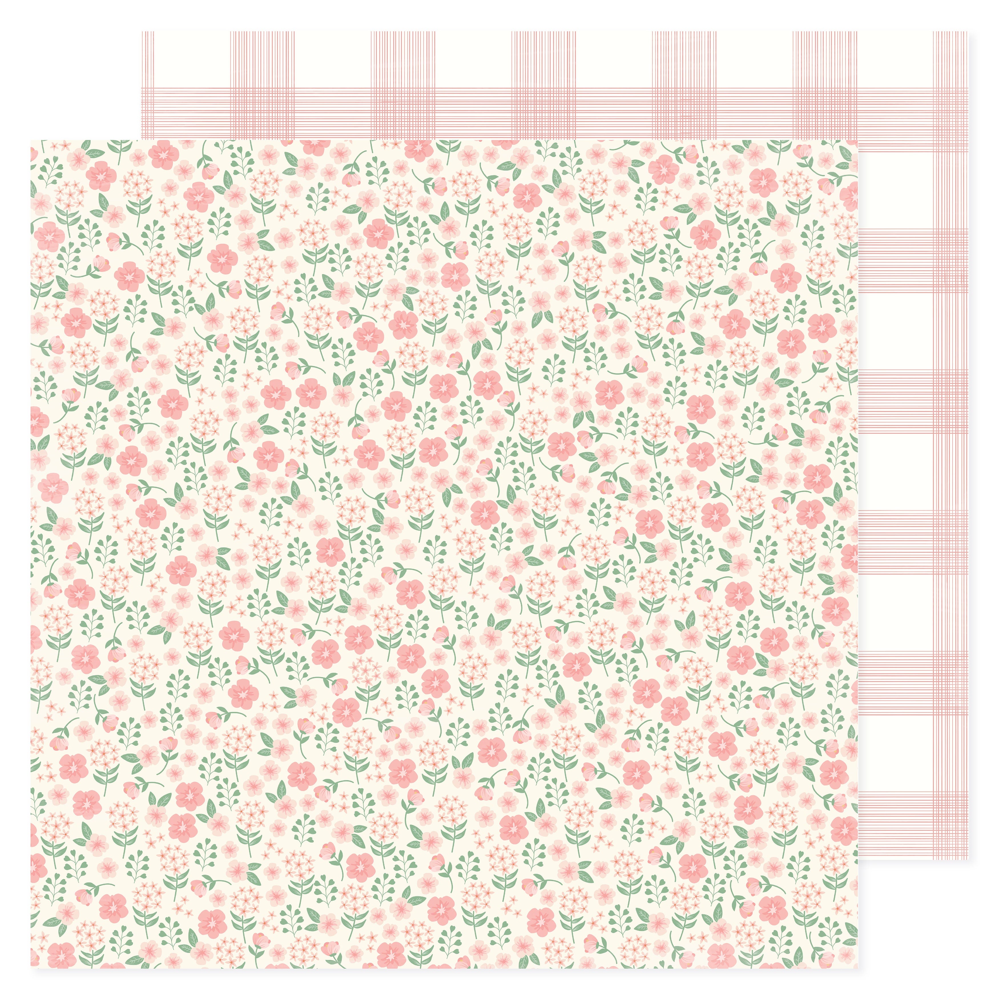 Hello Little Girl 12x12" Patterned Double-Sided Cardstock Packs