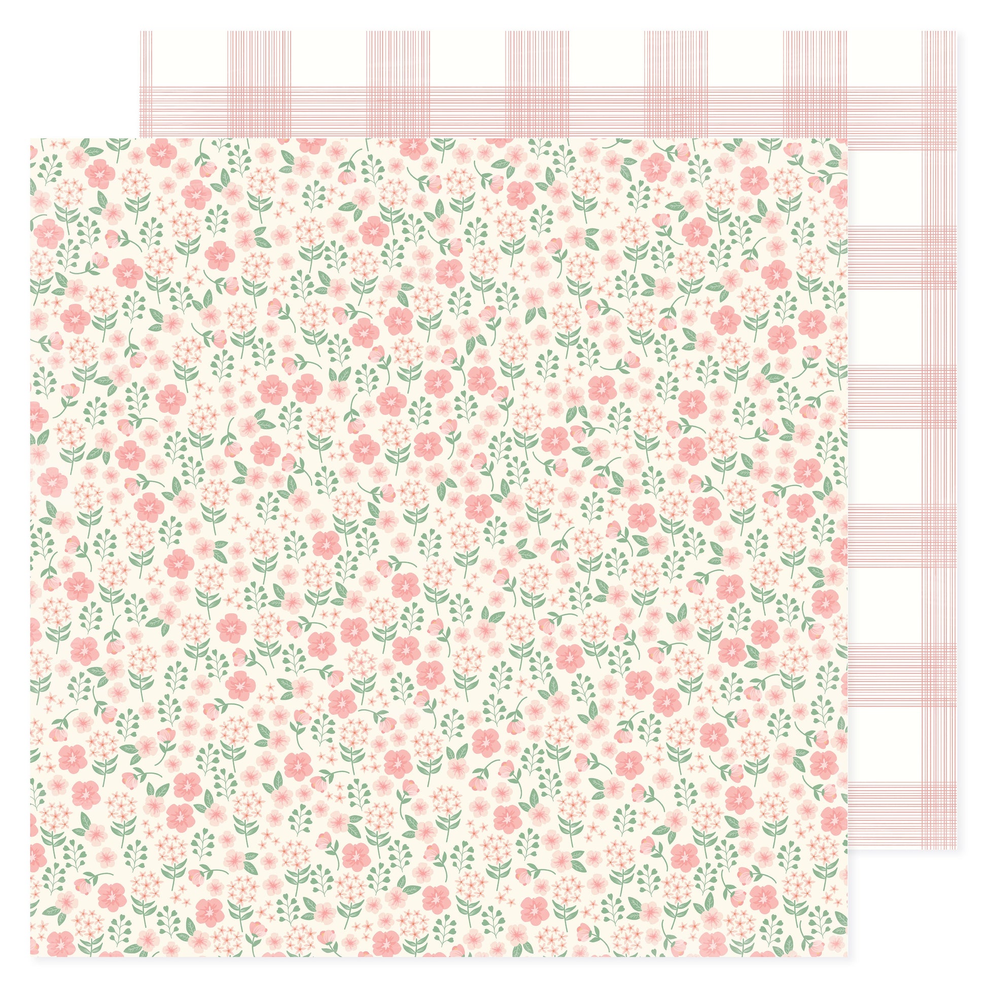 Hello Little Girl 12x12" Patterned Double-Sided Cardstock Packs
